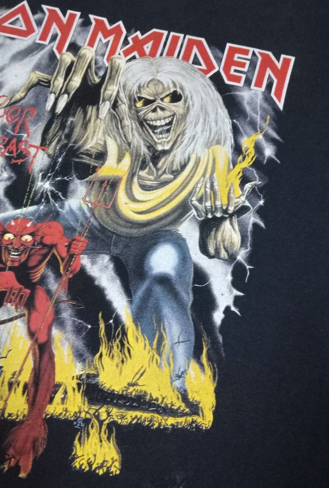 Band Tees × Bershka × Iron Maiden Bershka x Iron Maiden The Number of The Beast T-shirt Size S / US 4 / IT 40 - 5 Thumbnail