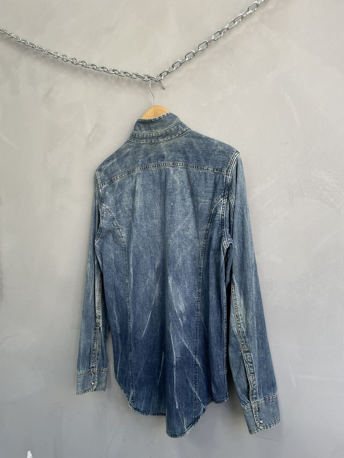 Diesel Y2K diesel denim jacket button up shirt Size US M / EU 48-50 / 2 - 6 Thumbnail