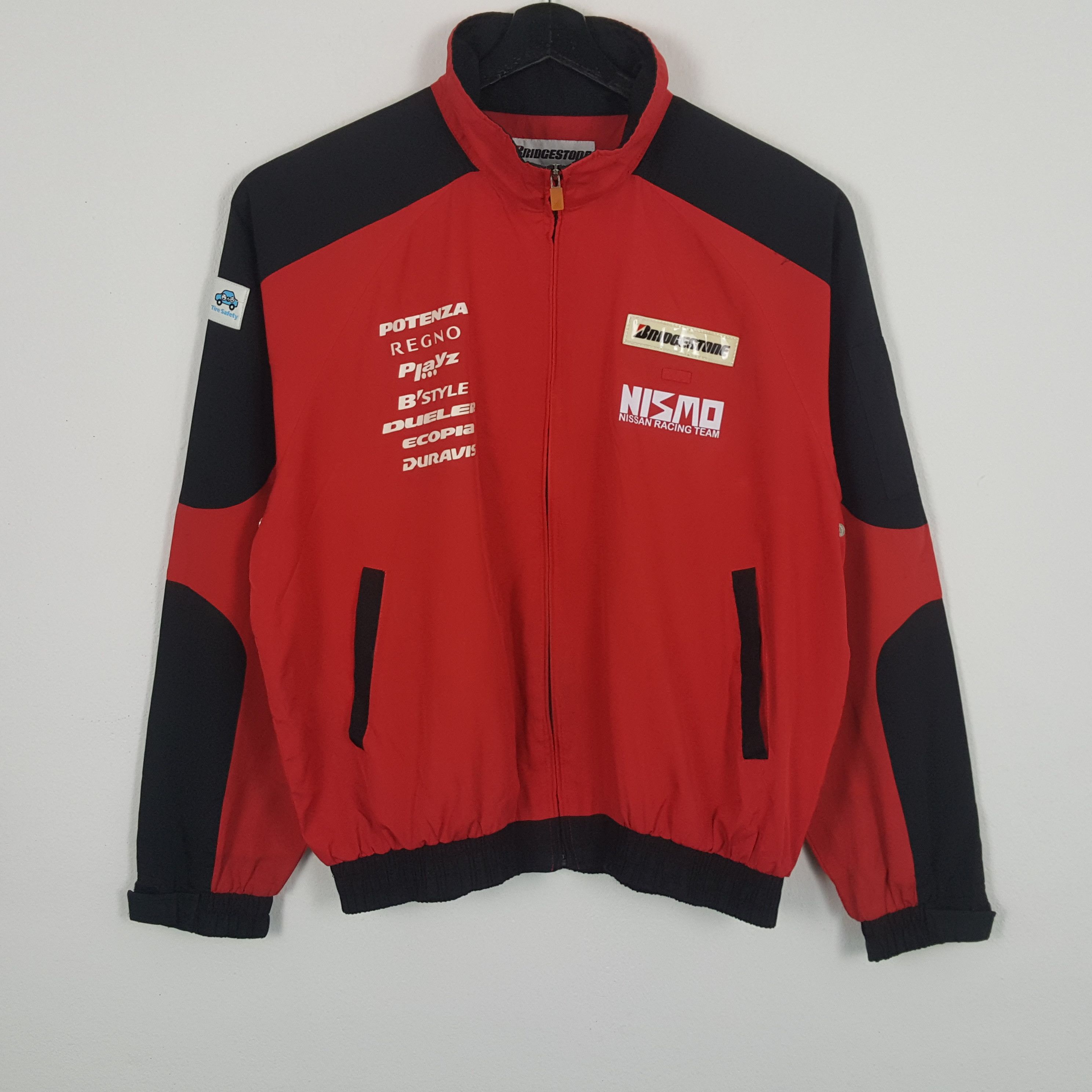 Vintage BRIDGESTONE X NISMO NISSAN RACING TEAM Custom Art Jacekt Size US L / EU 52-54 / 3 - 3 Thumbnail