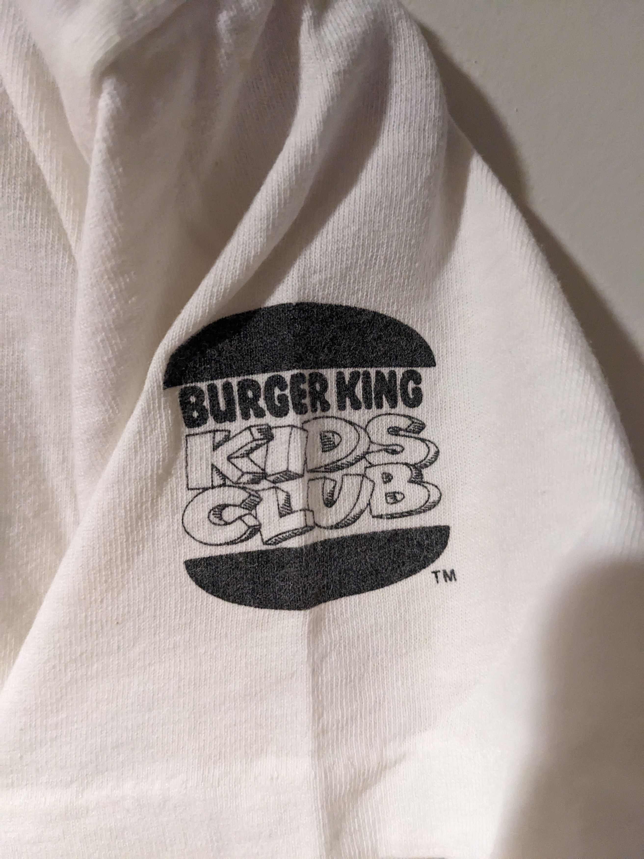 Vintage Vintage 90s Burger King Kids Club Promo YOUTH Large T-Shirt Size US L / EU 52-54 / 3 - 3 Thumbnail