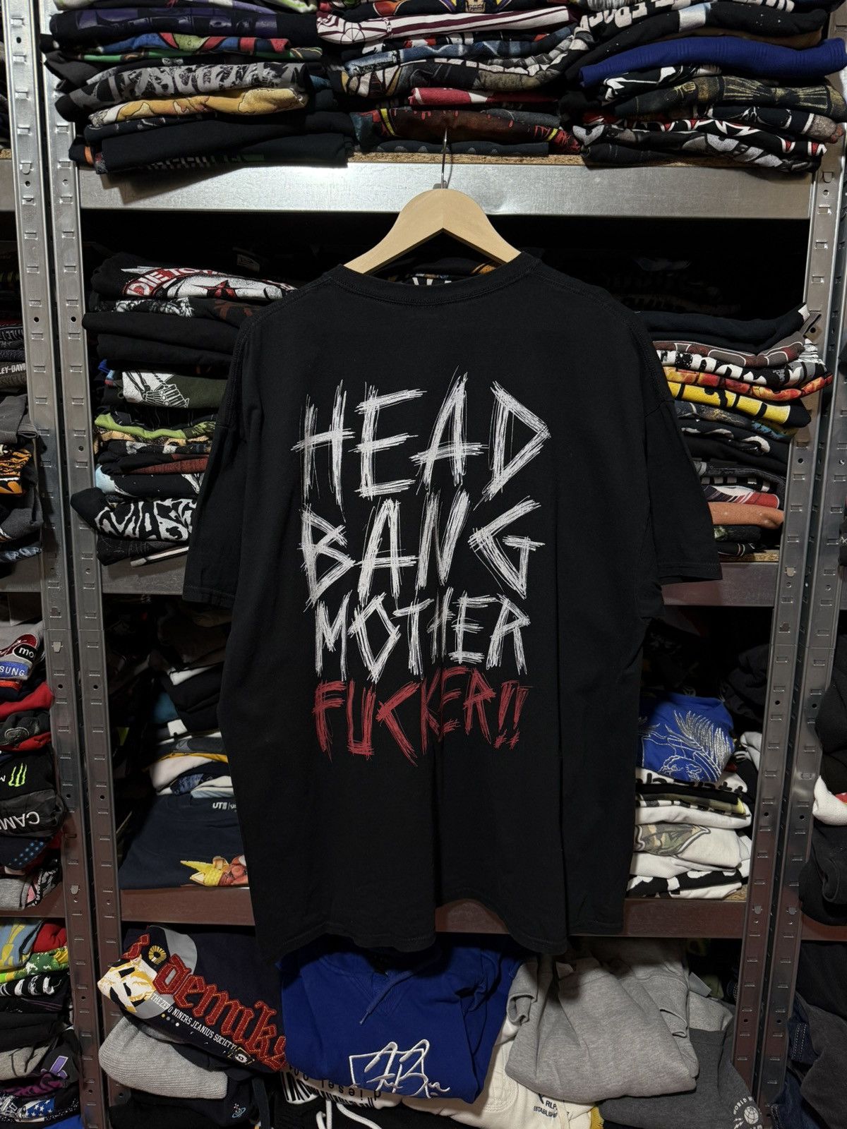 Band Tees 2016 Machine Fucking Head Head Bang Mother Fucking T-Shirt Size US XXL / EU 58 / 5 - 2 Thumbnail