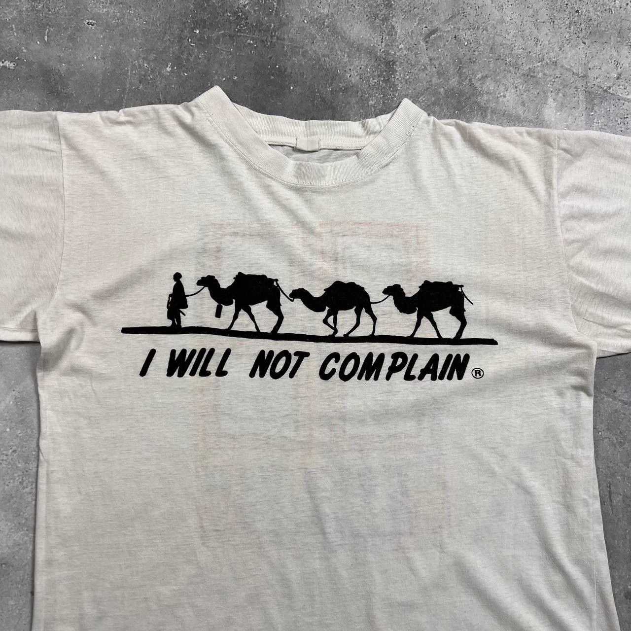 Vintage Vintage 90s Art I Will Not Complain Knot Boxy Fit T Shirt Size US L / EU 52-54 / 3 - 3 Thumbnail