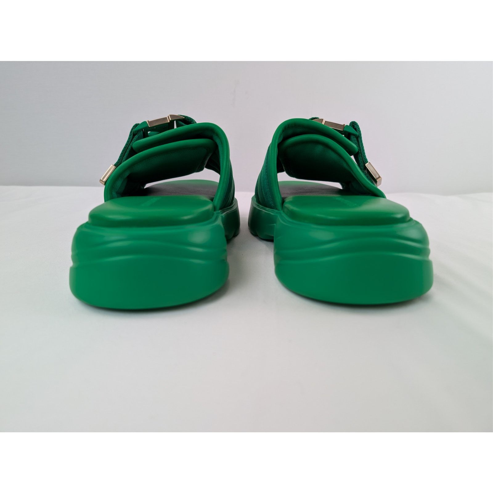 Bottega Veneta o1rshd1 Bomber Flash Sandal in Grass/Green Size US 12 / EU 45 - 11 Thumbnail