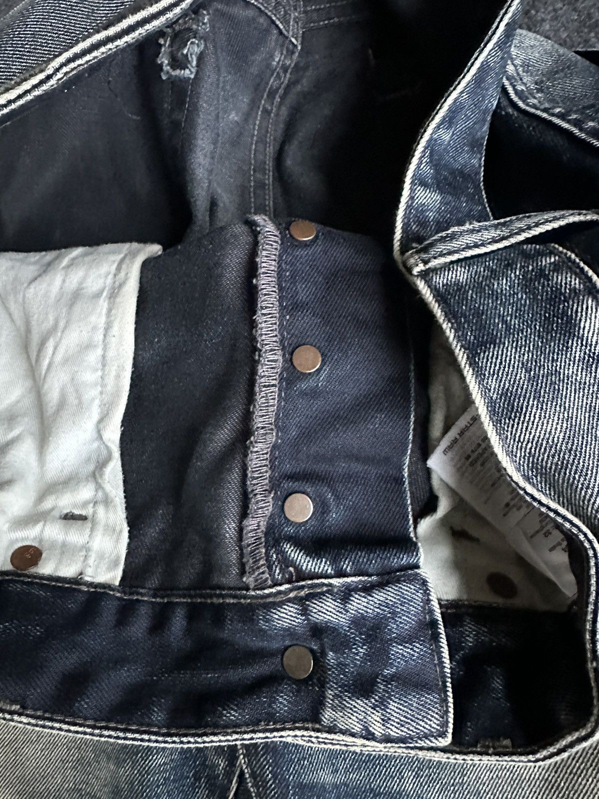 G-Star Y2k Gstar 3301 Tapered Black Wash Denim 34x32 D282 Size US 34 / EU 50 - 13 Thumbnail