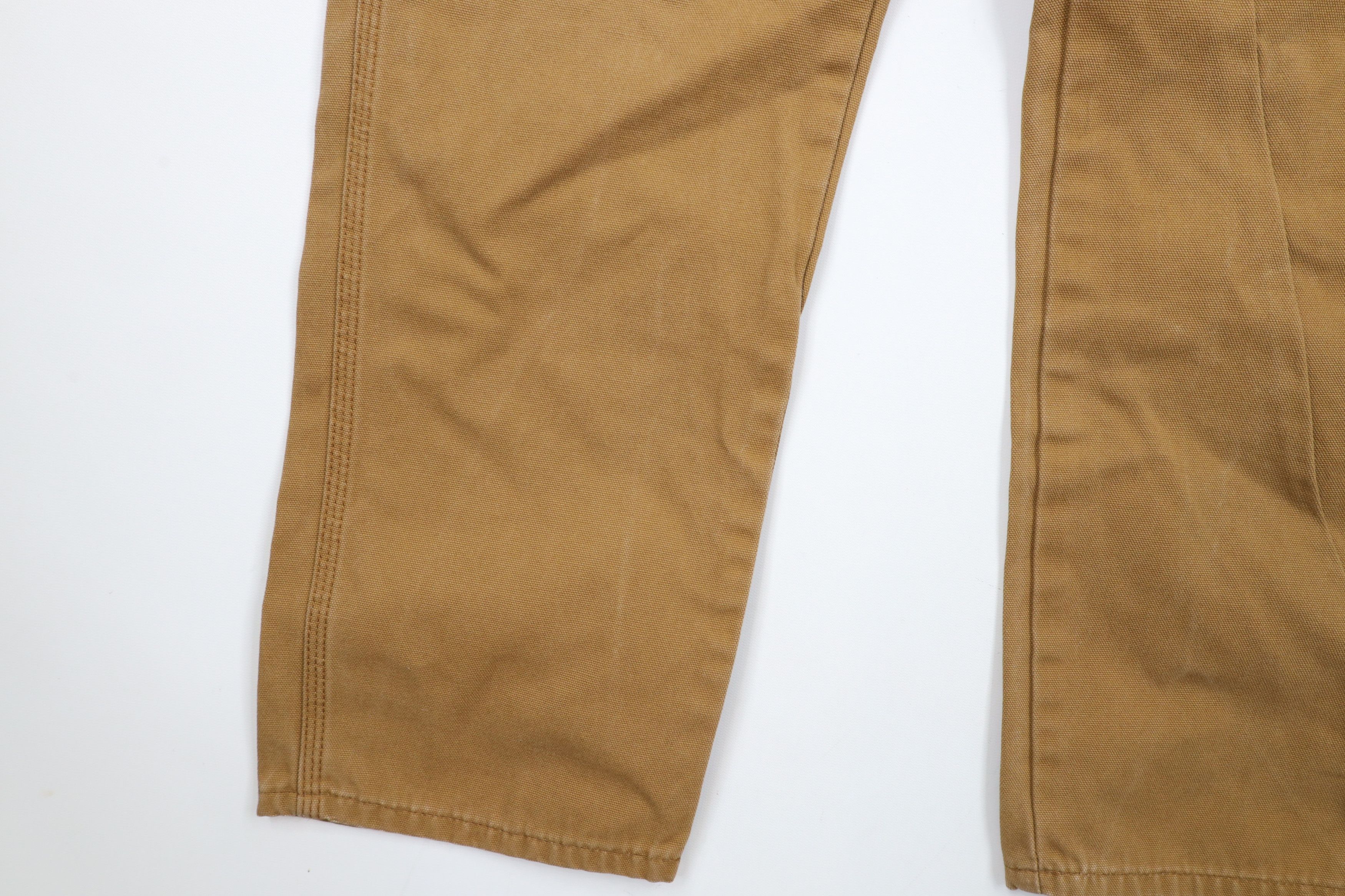 Dickies × Vintage Vintage Dickies Spell Out Canvas Dungaree Pants Duck Brown Size US 30 / EU 46 - 9 Thumbnail