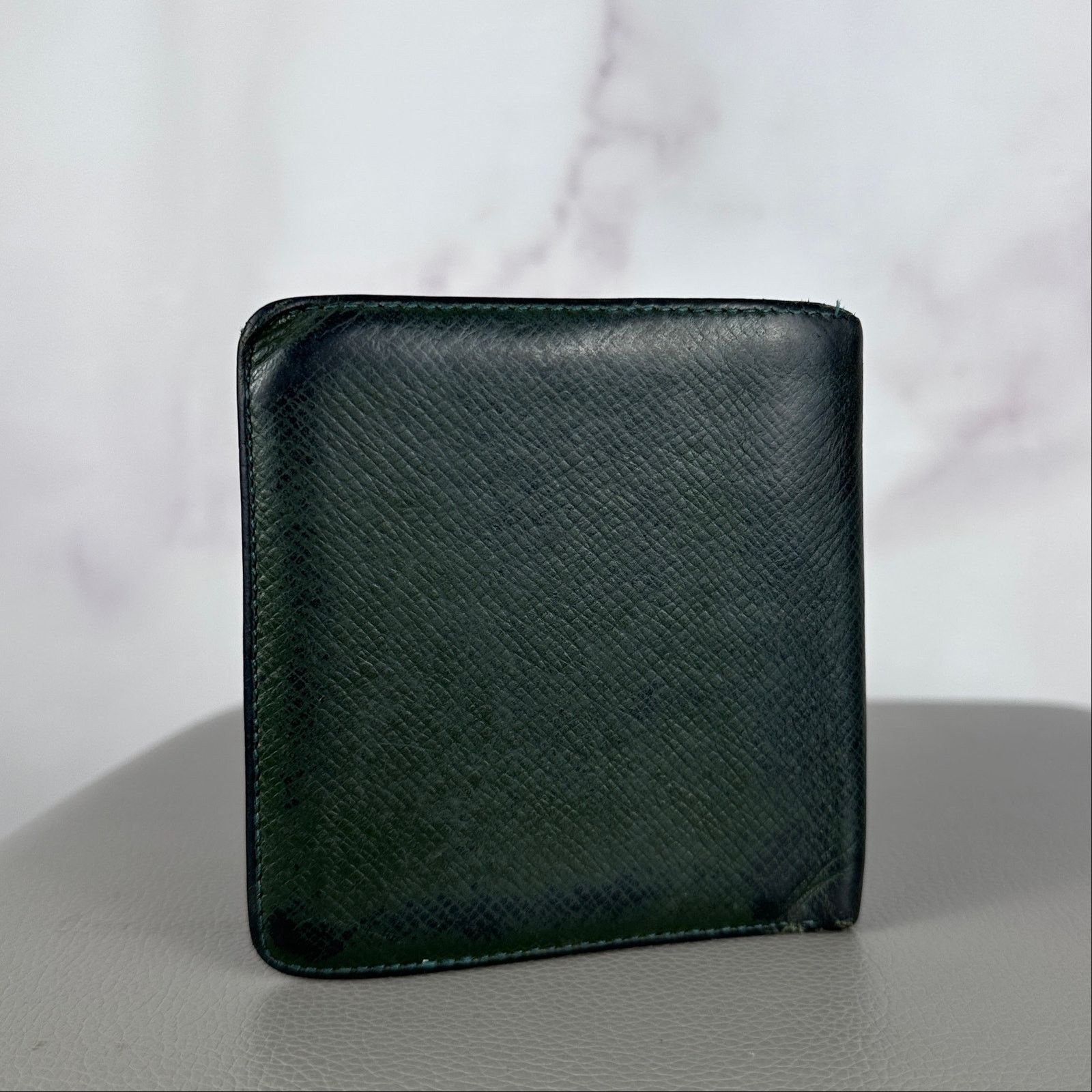 Louis Vuitton Green Leather Bifold Wallet Size ONE SIZE - 9 Thumbnail