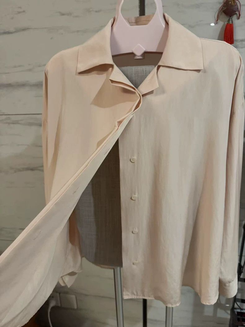 Loewe LOEWE Heavy silk 36 yard shirt coat Size M / US 6-8 / IT 42-44 - 6 Thumbnail