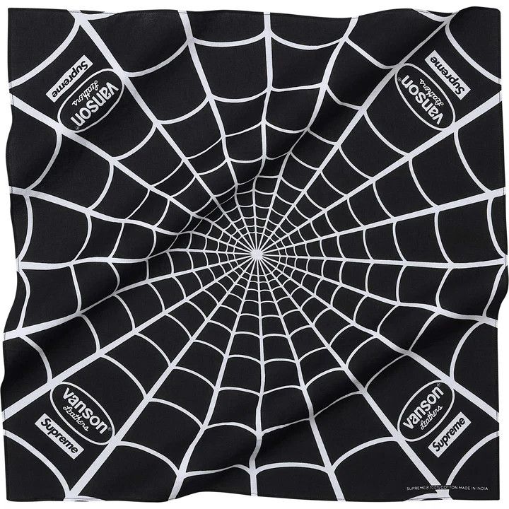 Supreme × Vanson Leathers Supreme Vanson Leathers Spider-Man Bandana Size ONE SIZE - 1 Preview