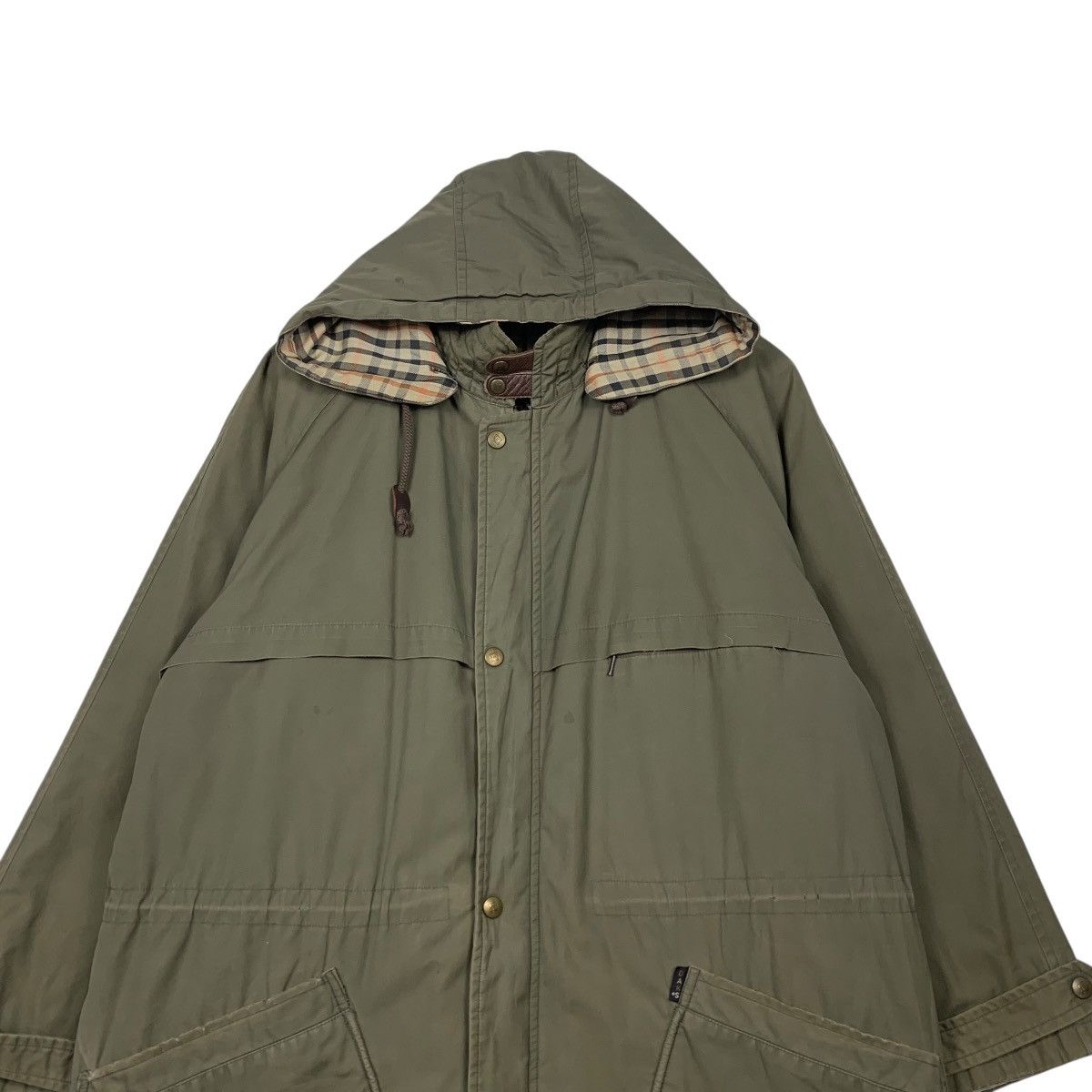 DAKS DAKS ENGLAND Olive Green Parka Jacket #2283-C101 Size US L / EU 52-54 / 3 - 2 Thumbnail