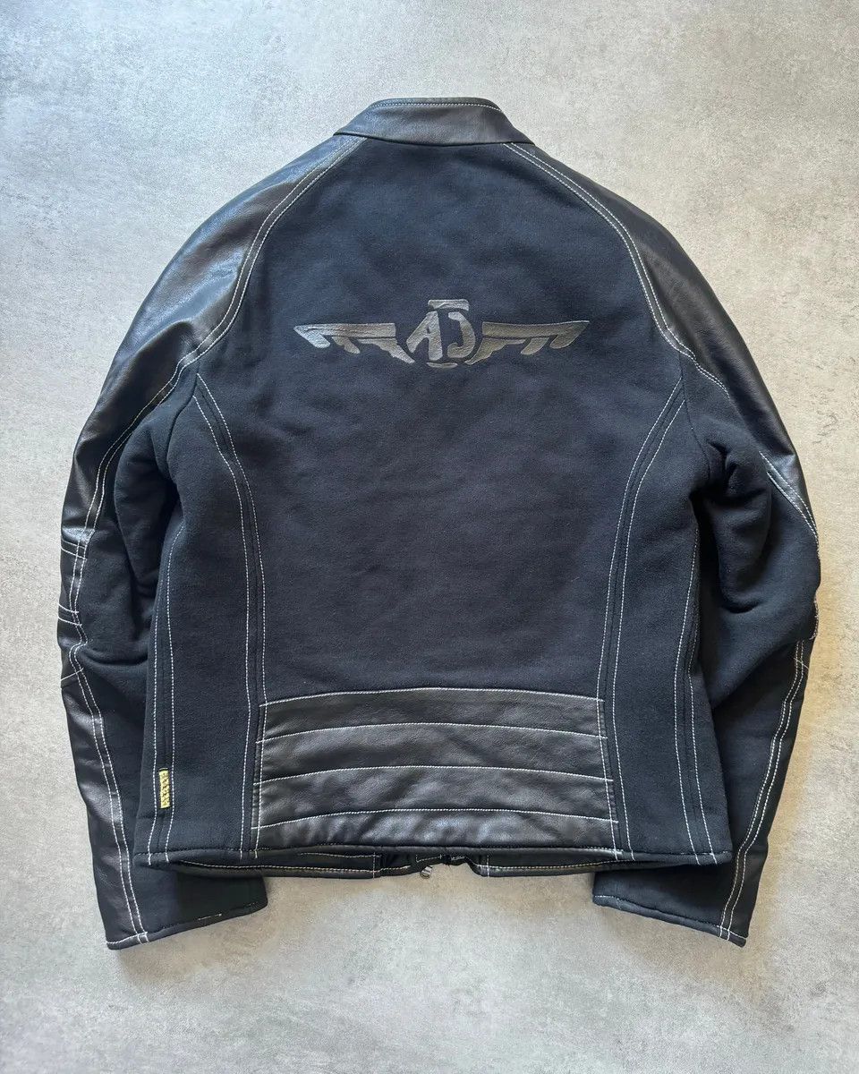 Armani 2000s Armani Black Hybrid Relaxed Cozy Leather Jacket Size US L / EU 52-54 / 3 - 2 Thumbnail