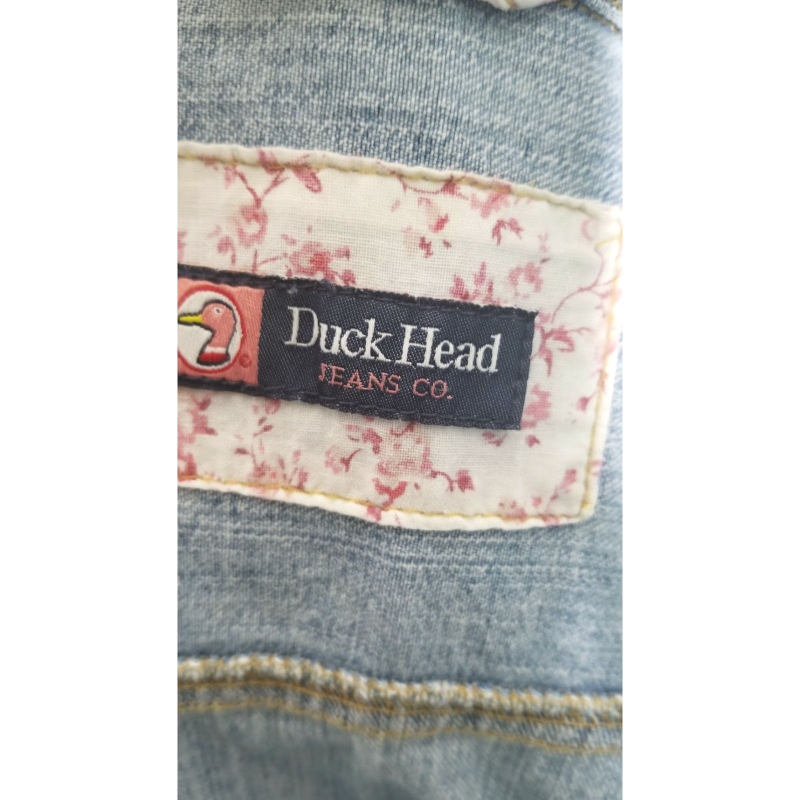 Vintage VINTAGE Duck Head Jacket Womens Small S Denim Jean Trucker Style Size 28" / US 6 / IT 42 - 2 Thumbnail