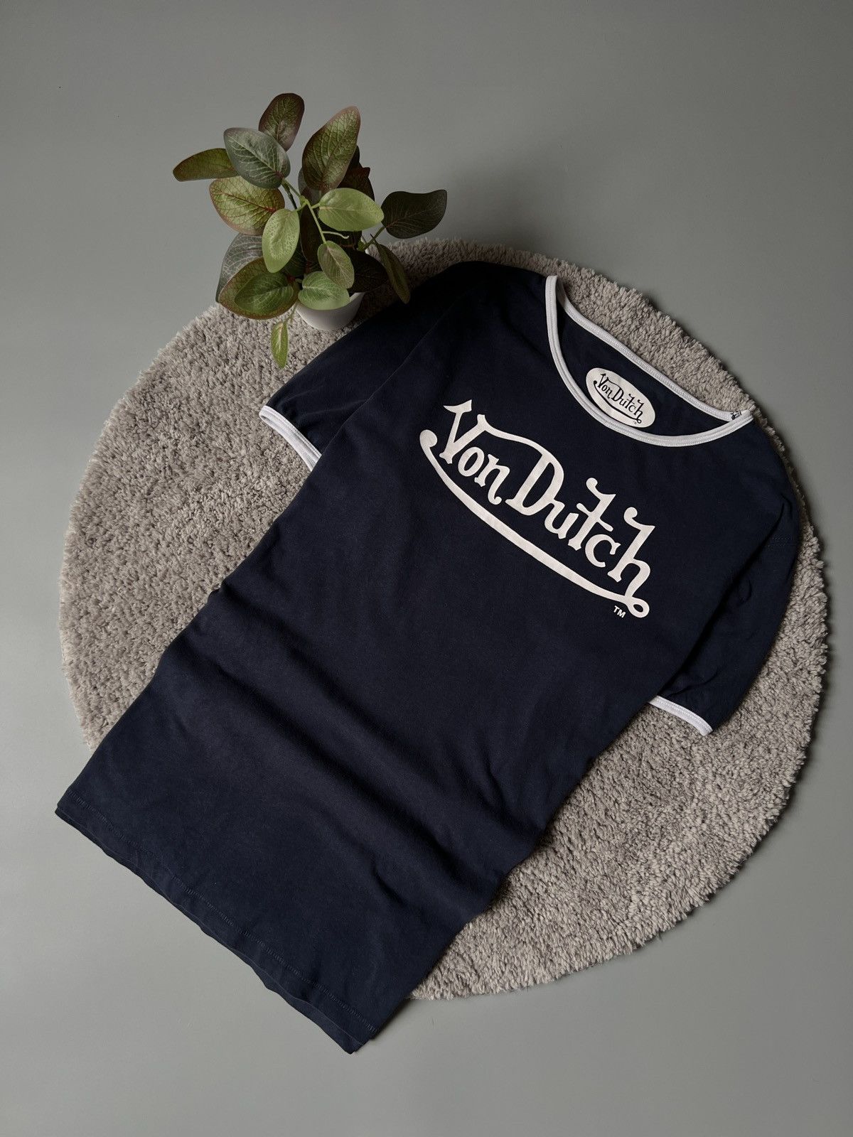 Vintage × Von Dutch Von Dutch Vintage Mens Big Logo T-shirt Size US L / EU 52-54 / 3 - 1 Thumbnail