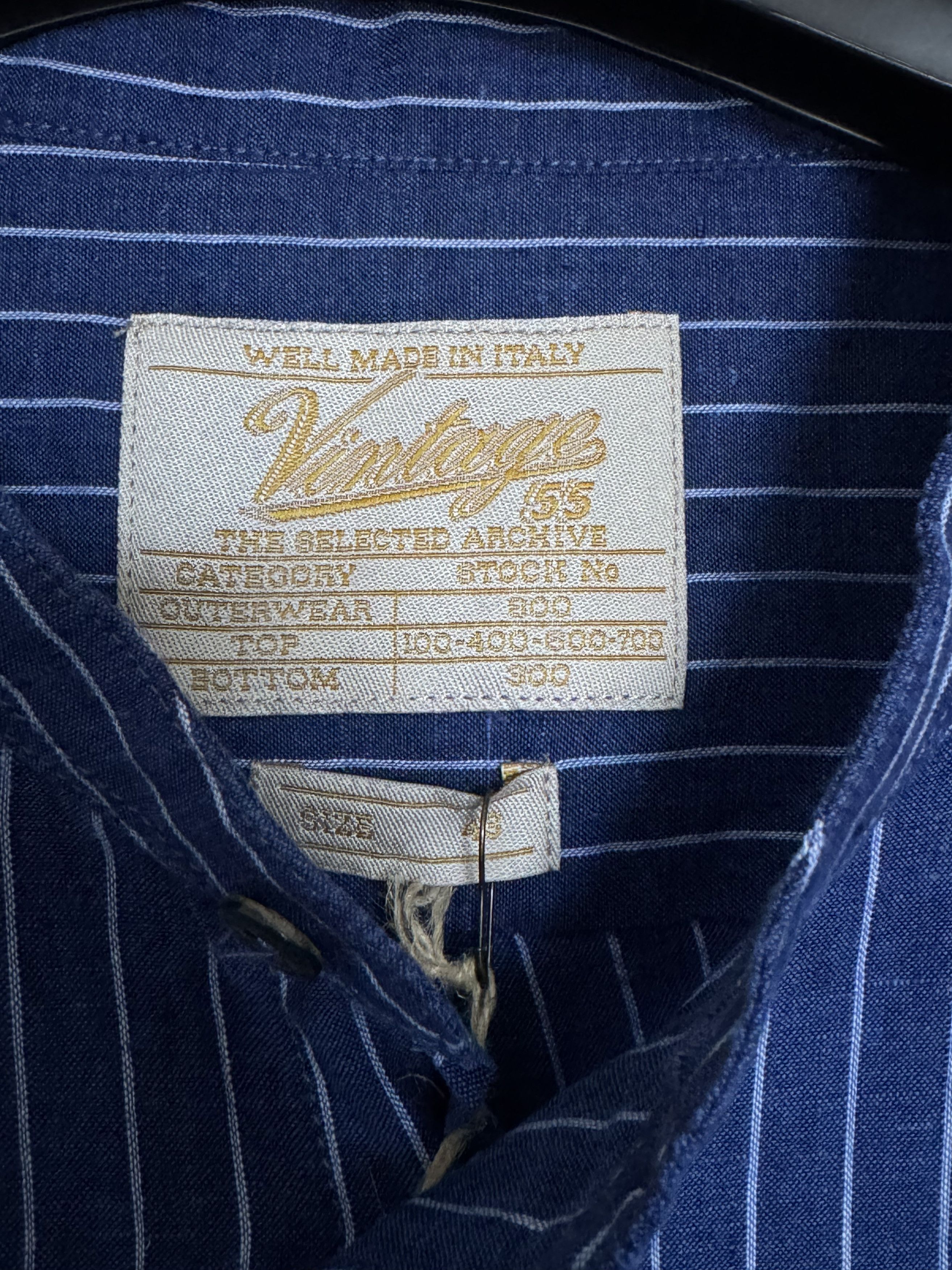 Other Mandarin Collar Striped Shirt Size US S / EU 44-46 / 1 - 2 Thumbnail