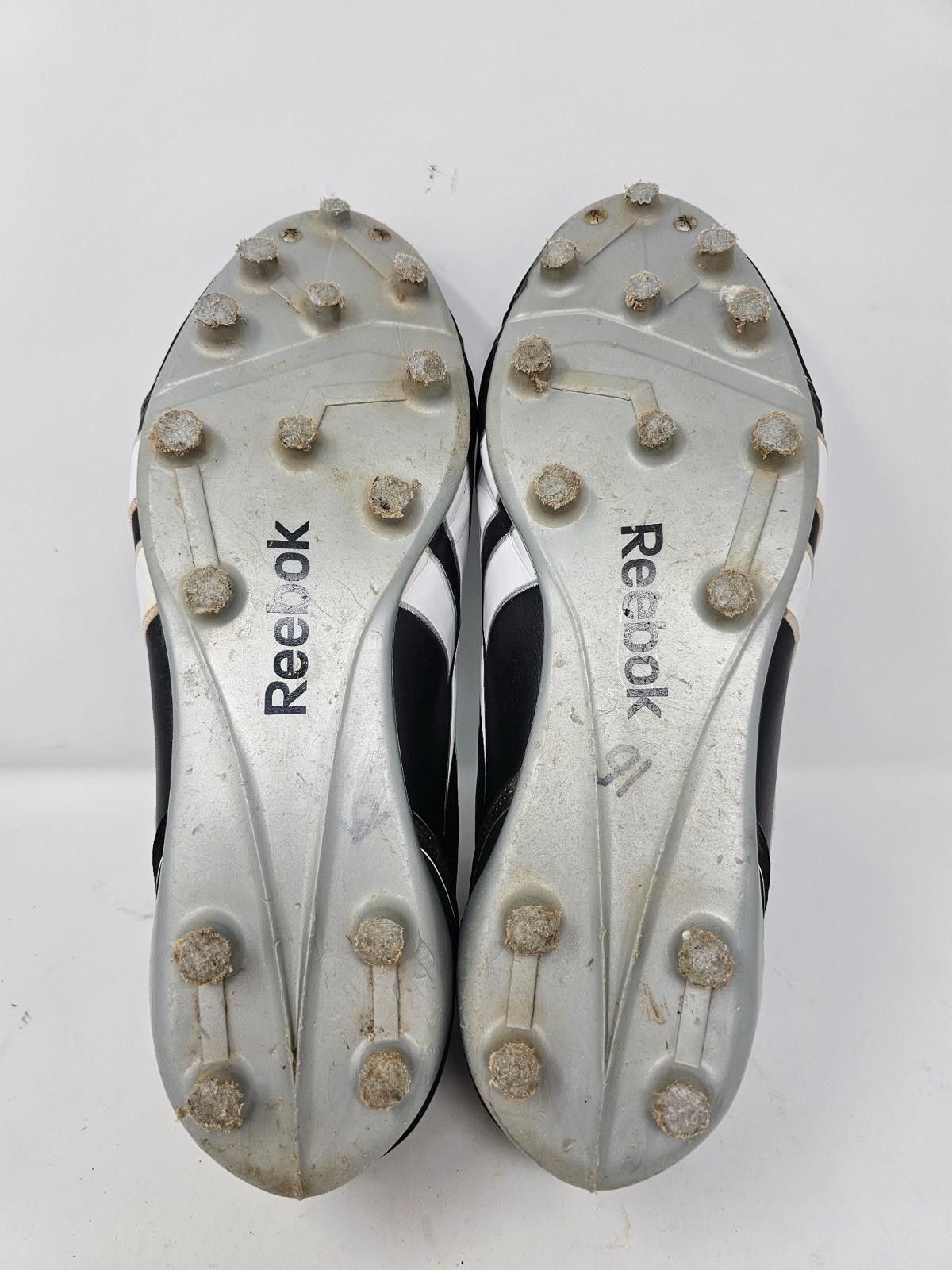 Reebok REEBOK PYE BLACK AND WHITE SIZE US 14MENS FOOTBALL CLEATS Size ONE SIZE - 5 Thumbnail