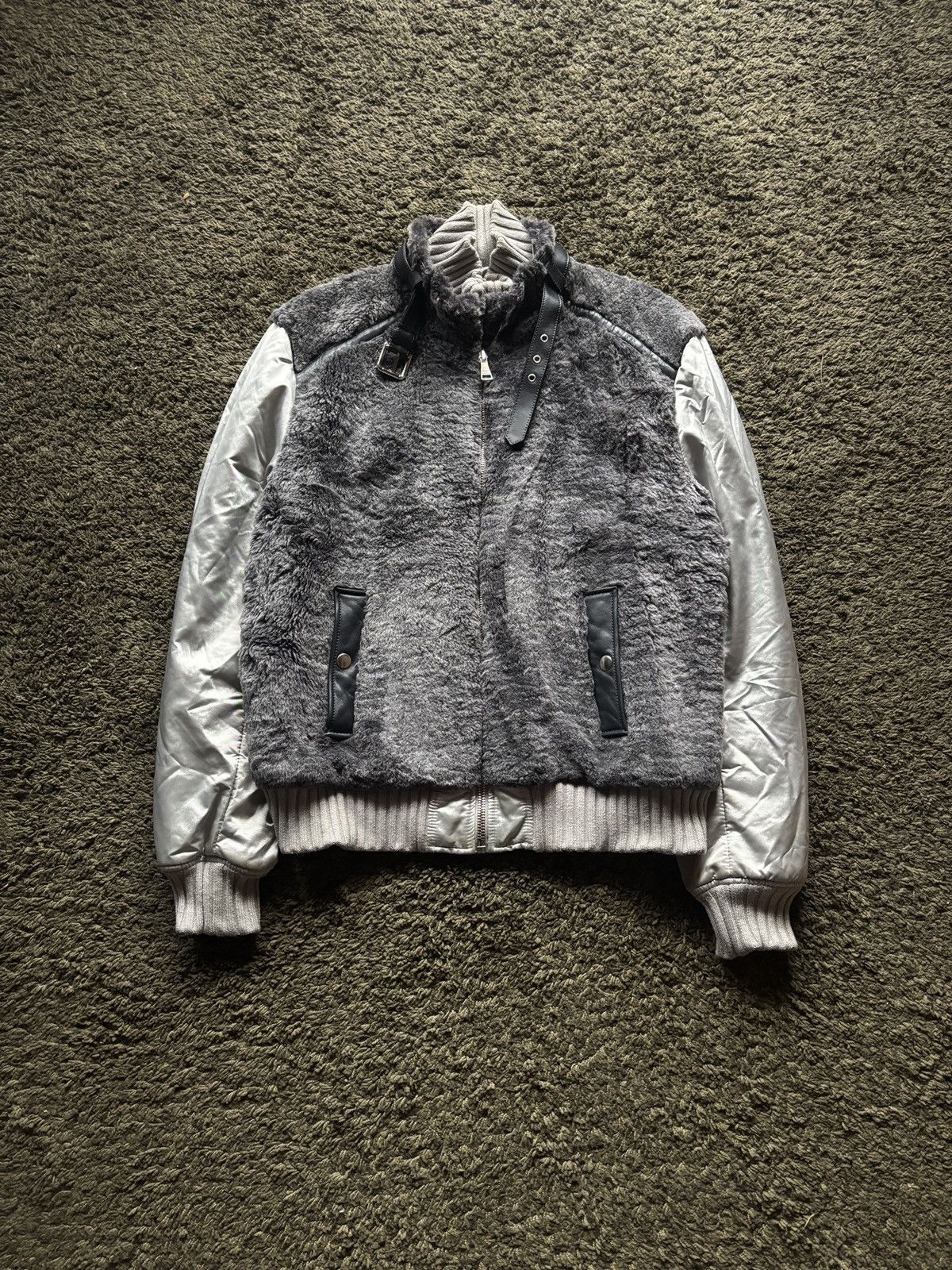 Dolce & Gabbana AW07 Dolce & Gabbana Runway Hybrid Fur Bomber Jacket Size US XL / EU 56 / 4 - 1 Thumbnail