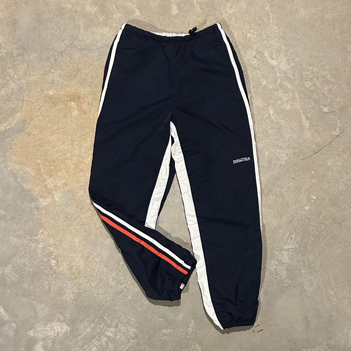 Nautica × Vintage Crazy Vintage Y2K Nautica Competition Striped Track Pants Size US 30 / EU 46 - 1 Thumbnail