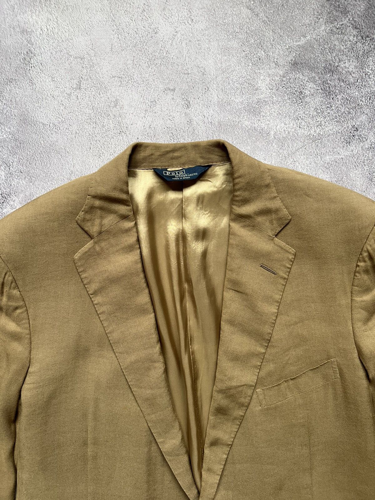 Polo Ralph Lauren Vintage 90s Polo Ralph Lauren Linen/Viscose Blazer Size L Size 50R - 6 Thumbnail