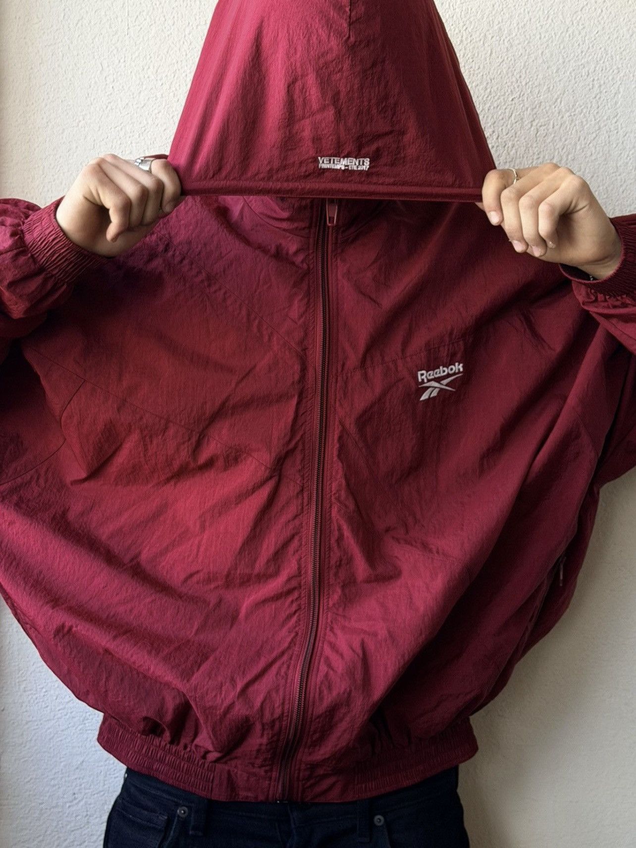 Vetements Vetements reebok track jacket | Grailed