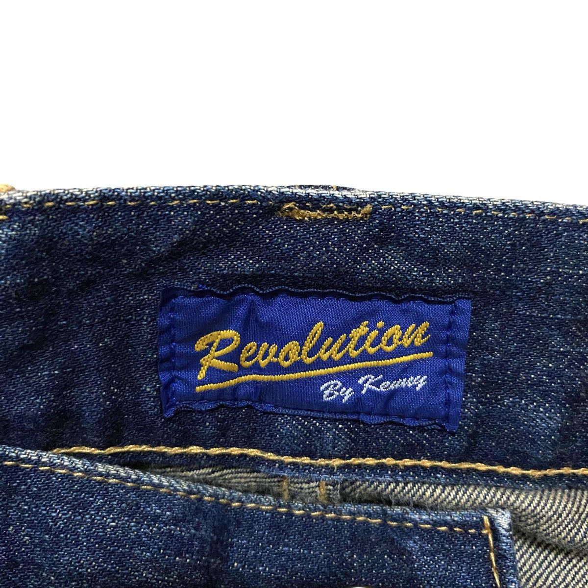 14th Addiction × Japanese Brand × Le Grande Bleu (L.G.B.) Rare Design Vintage Japanese Brand Revolution Jeans 1990s Size US 33 - 7 Thumbnail