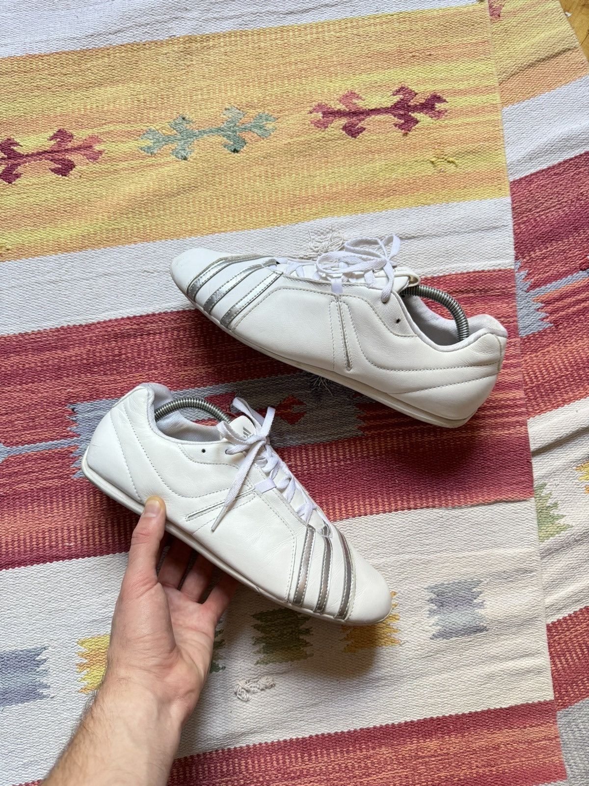 Vintage Vintage Women’s 2010 Adidas Darinca y2k Low Leather Sneakers Size US 10 / IT 40 - 1 Thumbnail