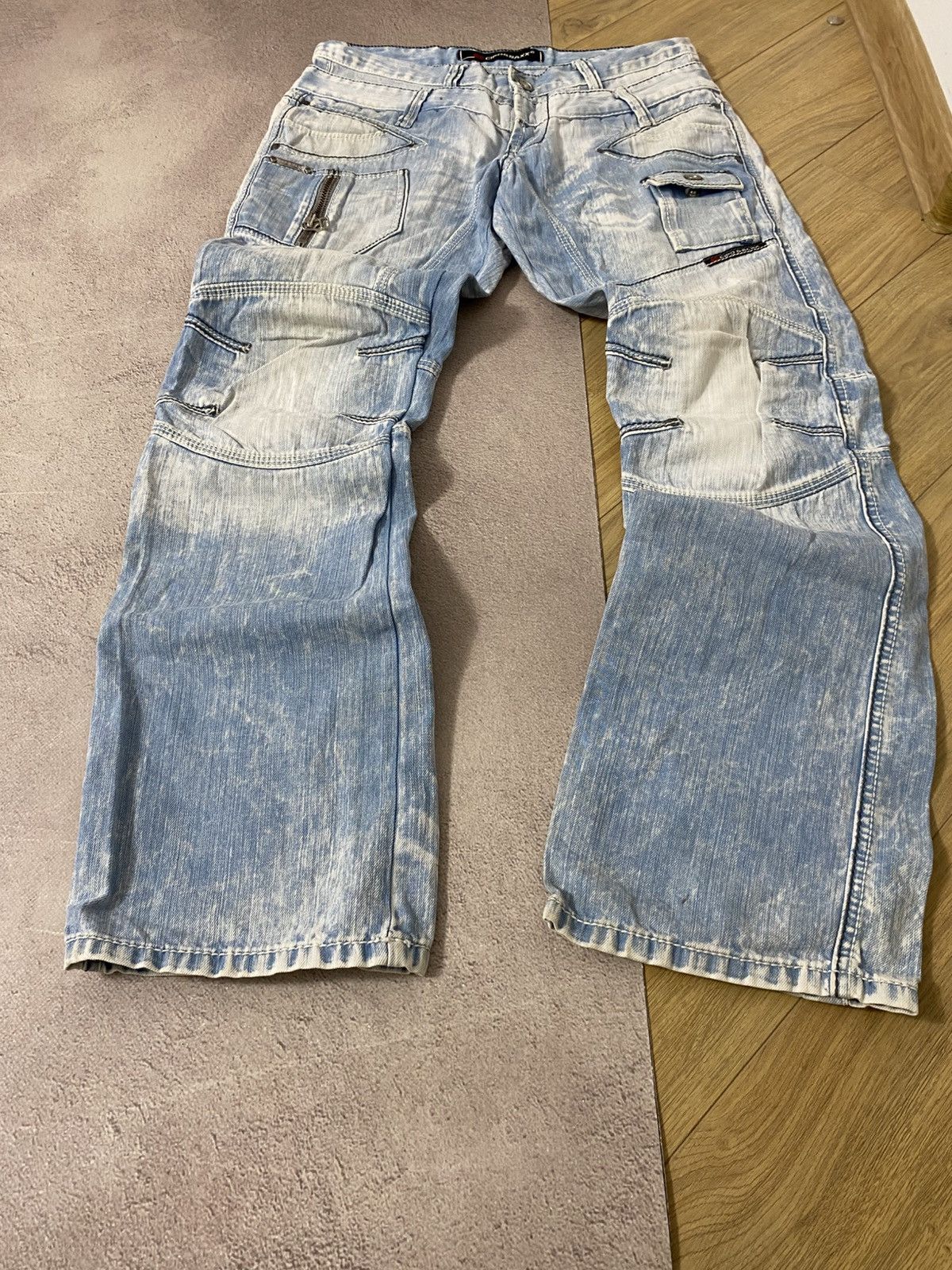 Japanese Brand Japanese Baggy Tornado Mart style y2k Pants Jeans Size US 32 / EU 48 - 2 Thumbnail