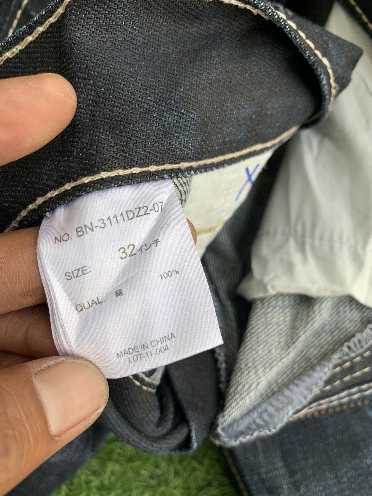 Tornado Mart 🔥Insane Design Back Number Distressed Denim Size US 32 / EU 48 - 11 Thumbnail