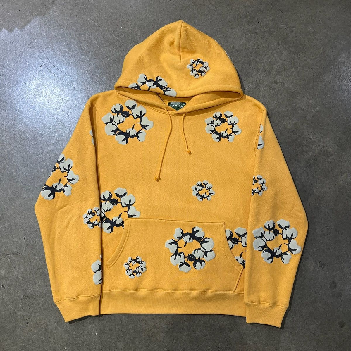 Denim Tears x CPFM Cactus Tears Wreath Hoodie - Yellow