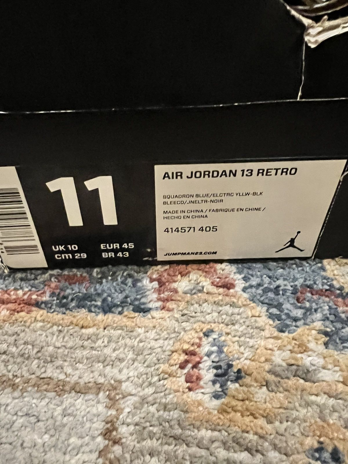 Jordan Brand × Nike Air Jordan 13 Retro squadron blue size 11 Size US 11 / EU 44 - 9 Thumbnail
