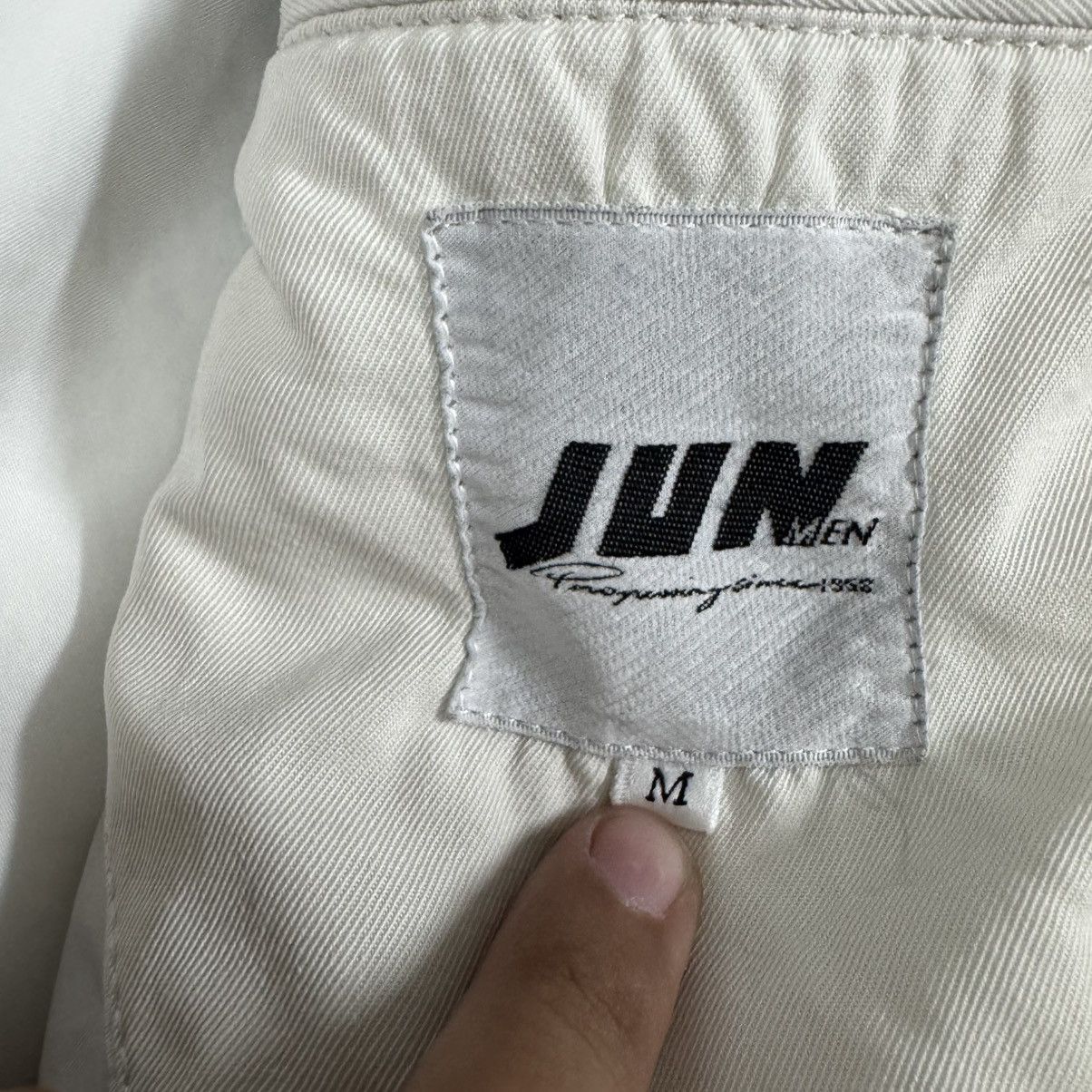 If Six Was Nine Vtg🔥Jun Men Designer Embroidery *JUN COOL ELEGANCE*Bomber Size US M / EU 48-50 / 2 - 14 Thumbnail