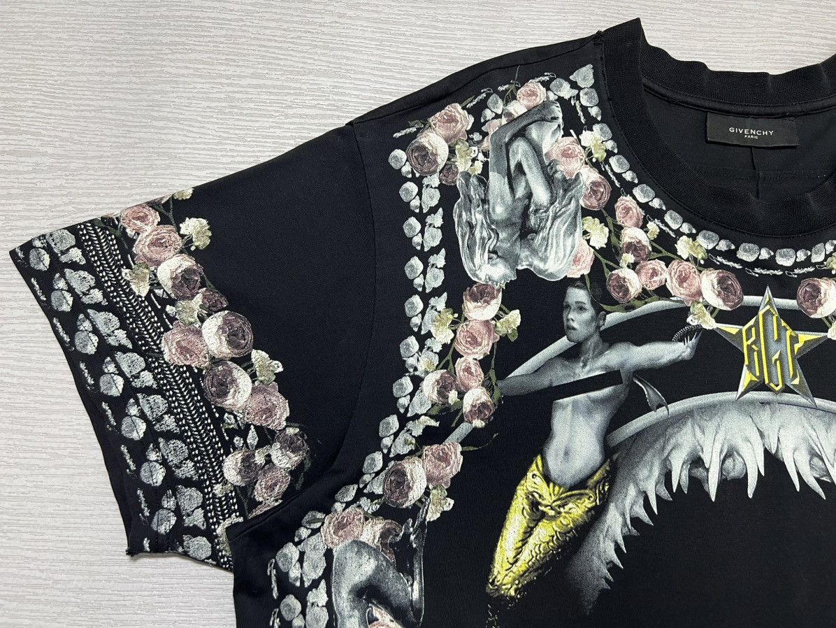 Givenchy Givenchy - S/S 14’ - Shark and Mermaid T-Shirt Size US XXS / EU 40 - 4 Thumbnail
