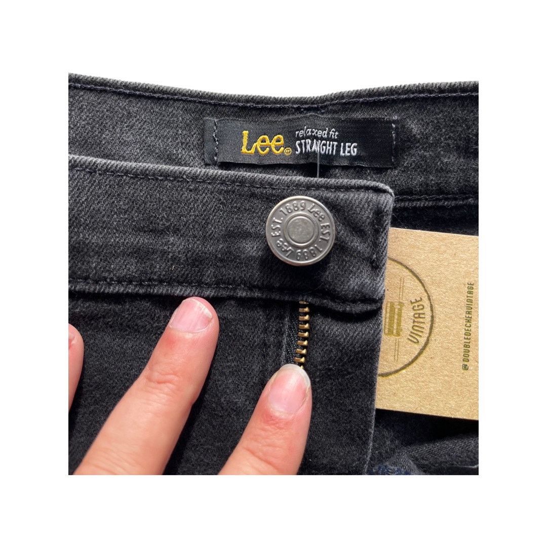 Lee Lees Vintage Black Denim Cutoff Shorts 36 Waist Size 36" / US 14 / IT 50 - 2 Thumbnail