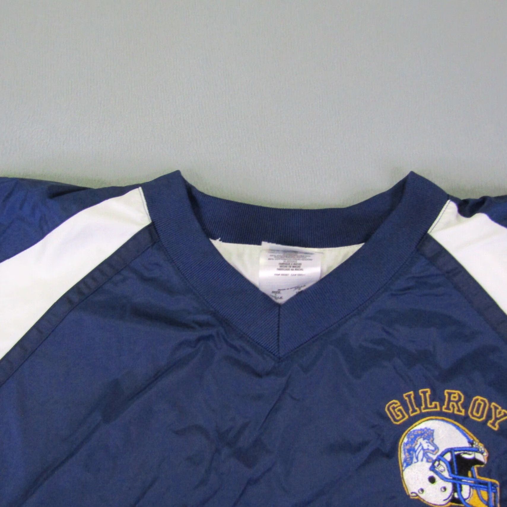 Adidas VINTAGE adidas Jacket Mens Large Windbreaker Light Lined Blue Football Logo Windproof Optional: Outdoor Sports Size US L / EU 52-54 / 3 - 2 Thumbnail