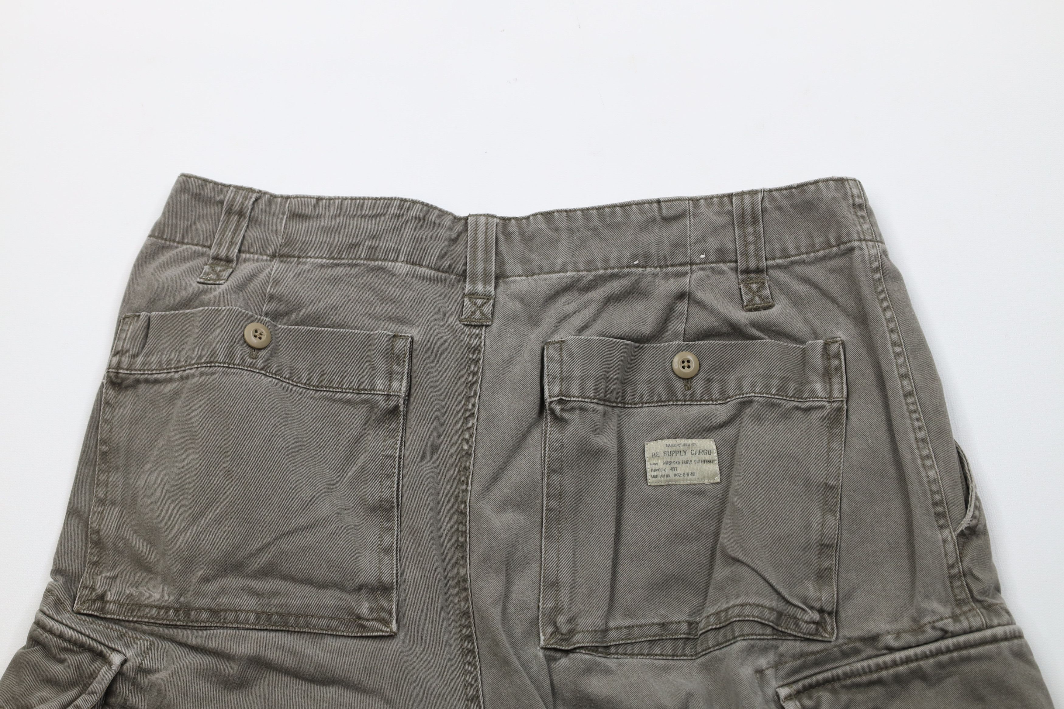 American Eagle Outfitters Vintage 90s Y2K American Eagle Outfitters Cargo Shorts Size US 32 / EU 48 - 8 Thumbnail