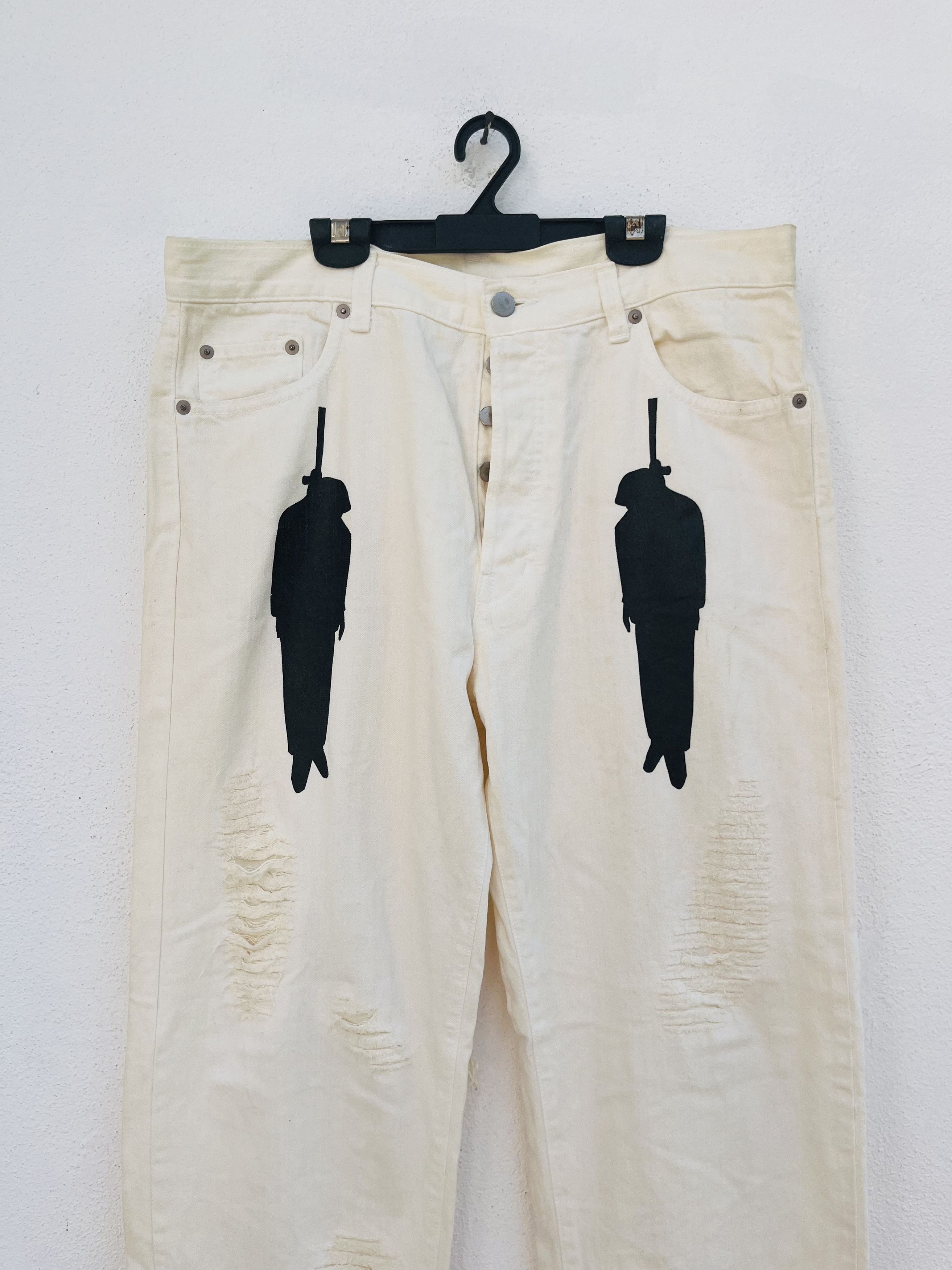 Broken Homme × Japanese Brand × Vintage Vintage Broken Homme Japanese Designer Fashion Style Size US 34 / EU 50 - 3 Thumbnail