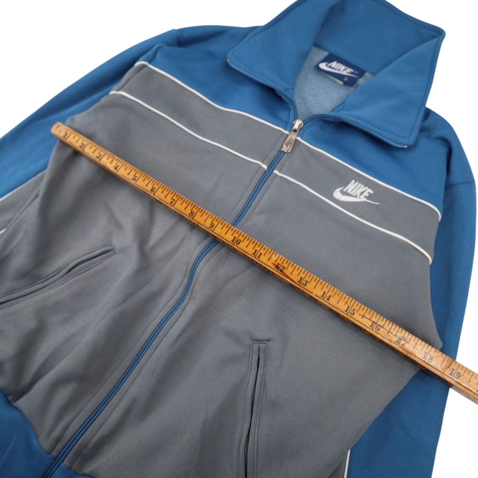 Nike × Vintage Vintage 80s Nike Blue Tag Track Jacket Size US S / EU 44-46 / 1 - 8 Thumbnail
