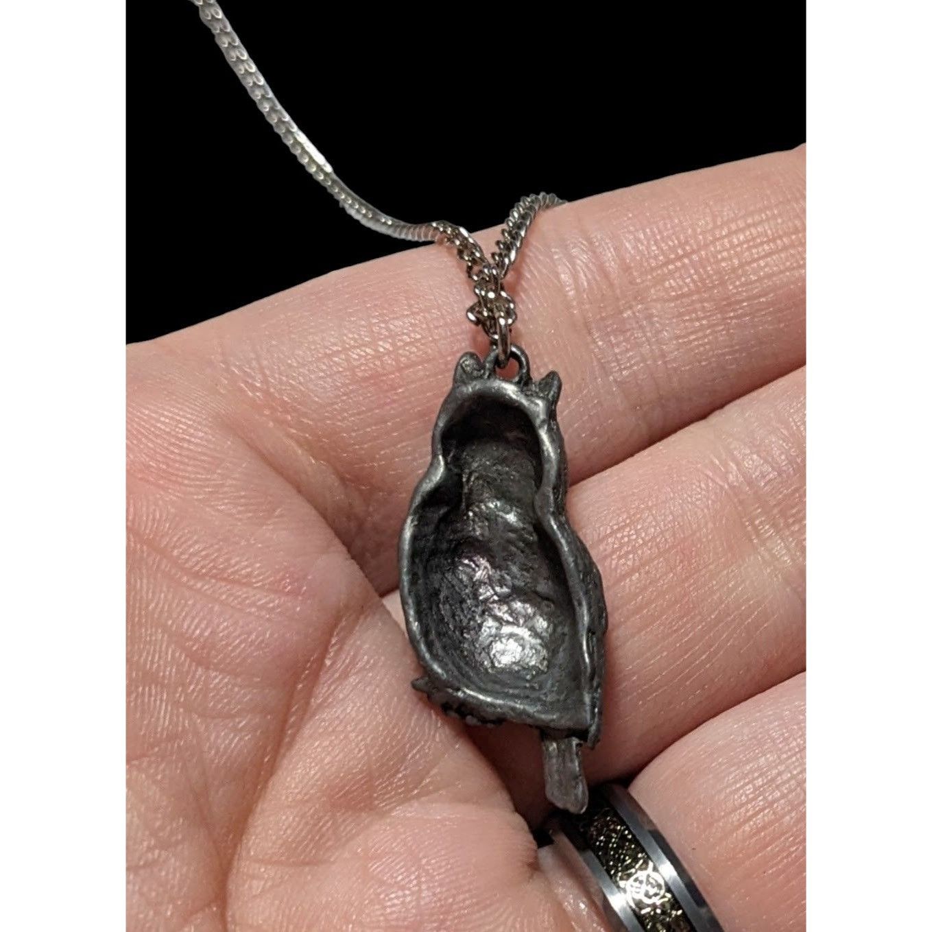 Other Vintage Minimalist Silver Owl Pendant Necklace Size ONE SIZE - 4 Thumbnail