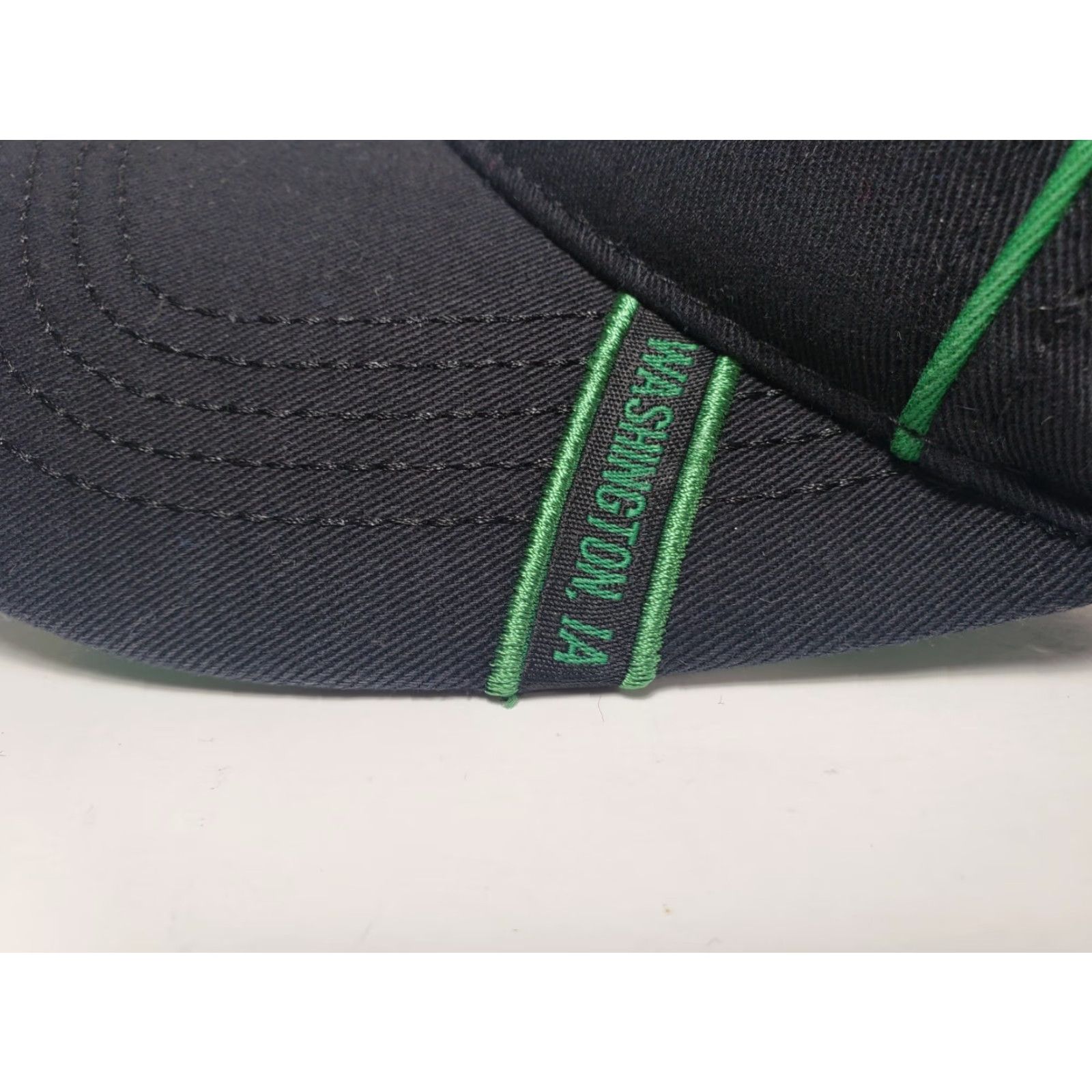 Vintage Nike Shirt Hat Mens Adjustable Black Green Sinclair Tractor MLB Baseball Cap Snapback Classic Washington IA Size ONE SIZE - 4 Thumbnail