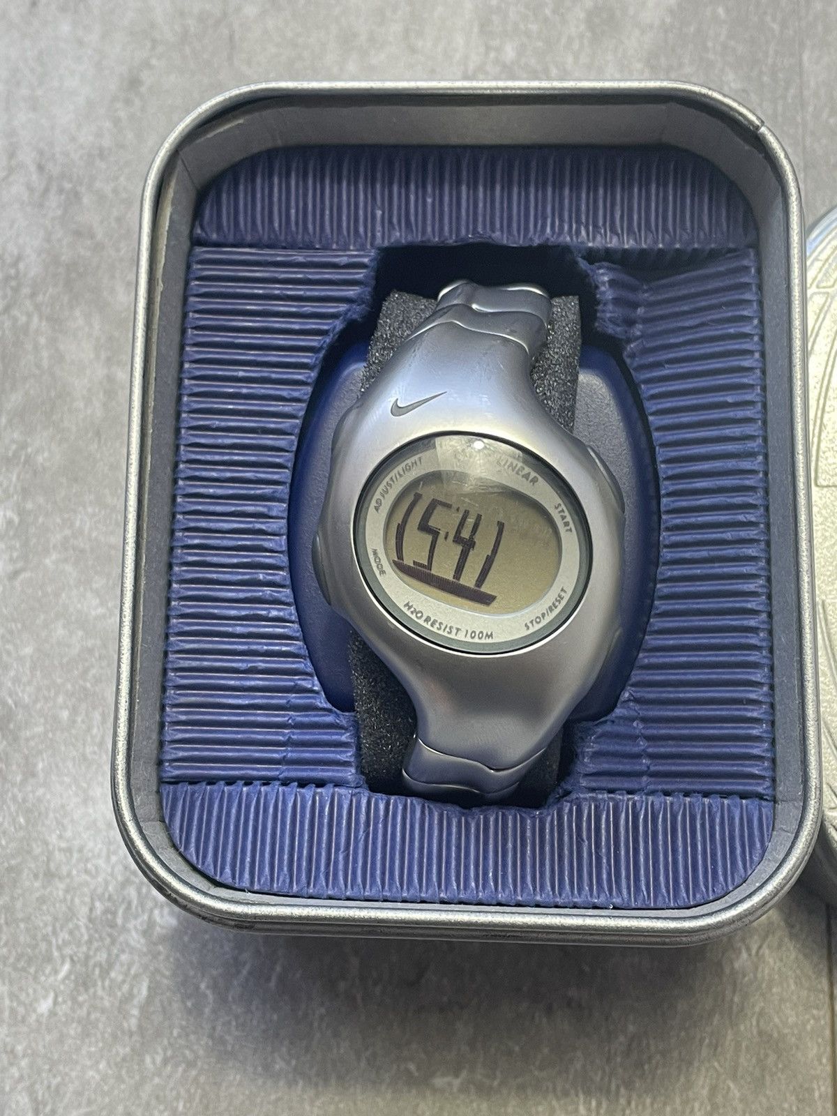 Nike 🚨 Nike Triax Liner Metal Super Digital Chronograph Watch Size ONE SIZE - 2 Thumbnail