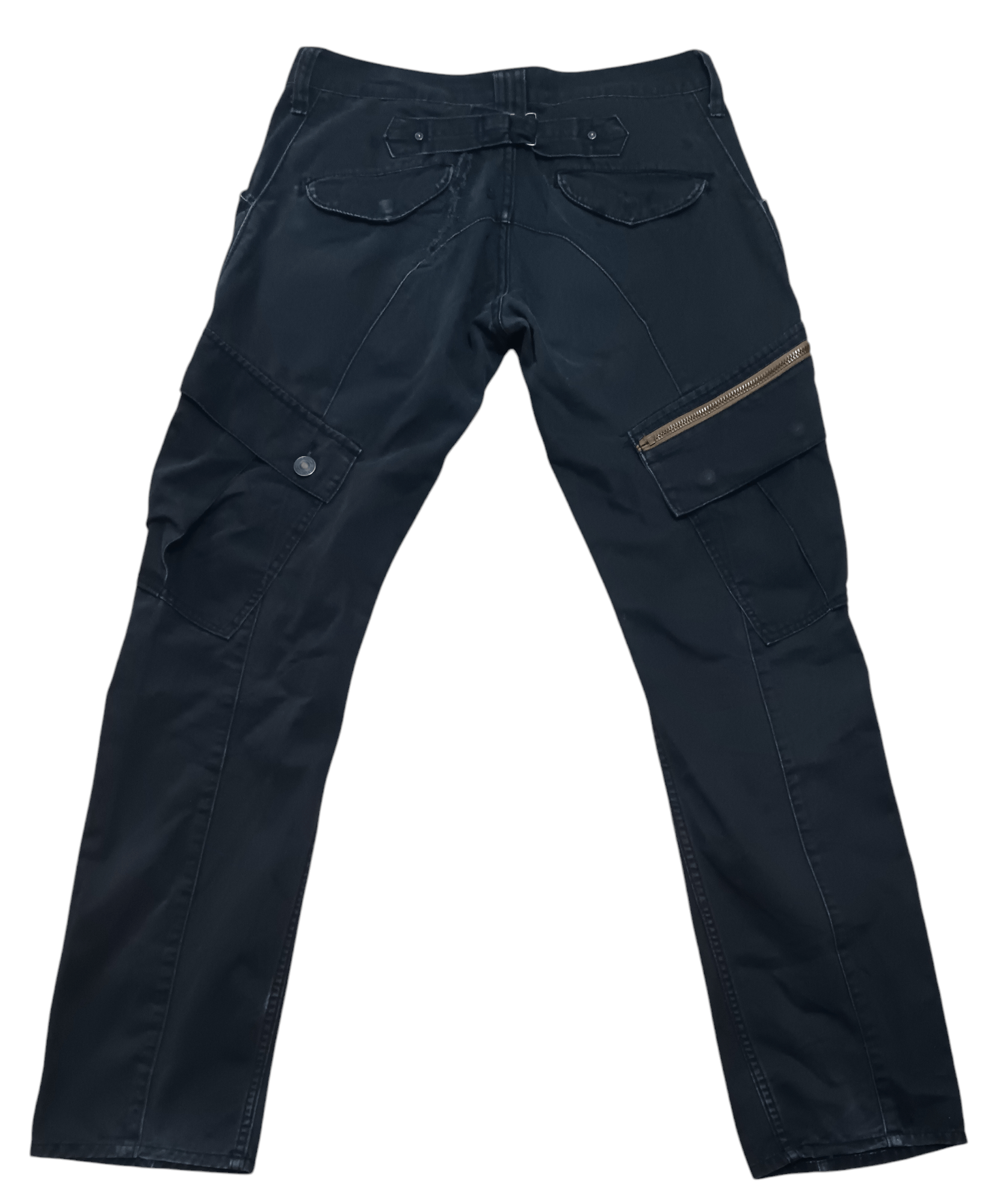 If Six Was Nine DOMINATE MULTIPOCKET BACK BUCKLE JEANS Size US 31 - 4 Thumbnail