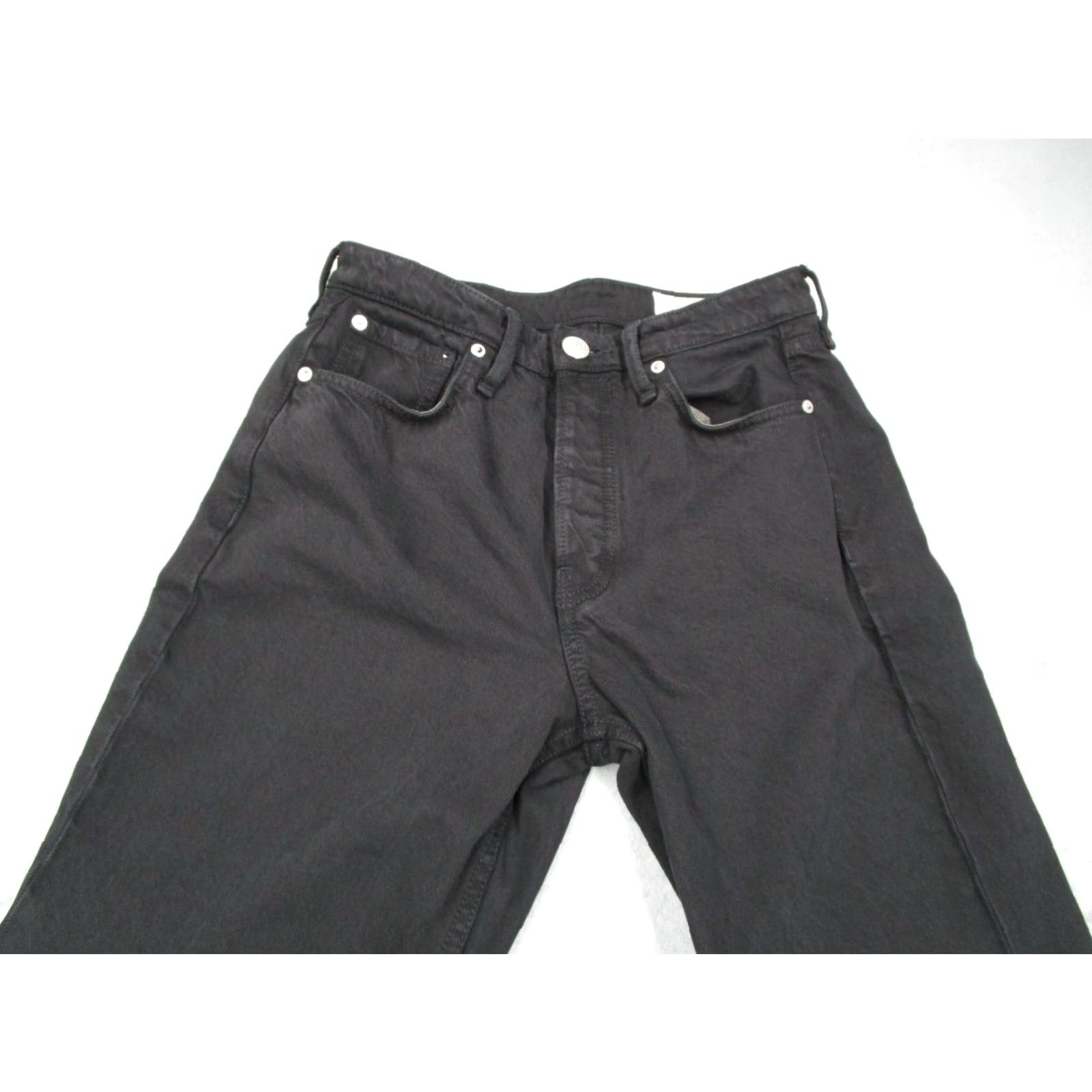Rag & Bone rag & bone Jeans Women 28 Black MAYA HIGH RISE SLIM Button Fly Denim 28x26 Size 28" / US 6 / IT 42 - 2 Thumbnail
