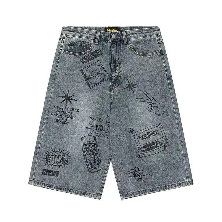 Japanese Brand Retro loose denim shorts Size US 32 / EU 48 - 5 Thumbnail