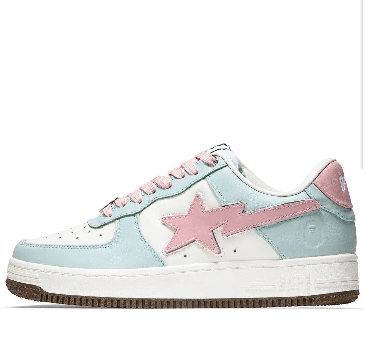 Bape A Bathing Ape Bape Sta #4 Pastel Pink Blue Brown Size US 8.5 / EU 41-42 - 1 Thumbnail