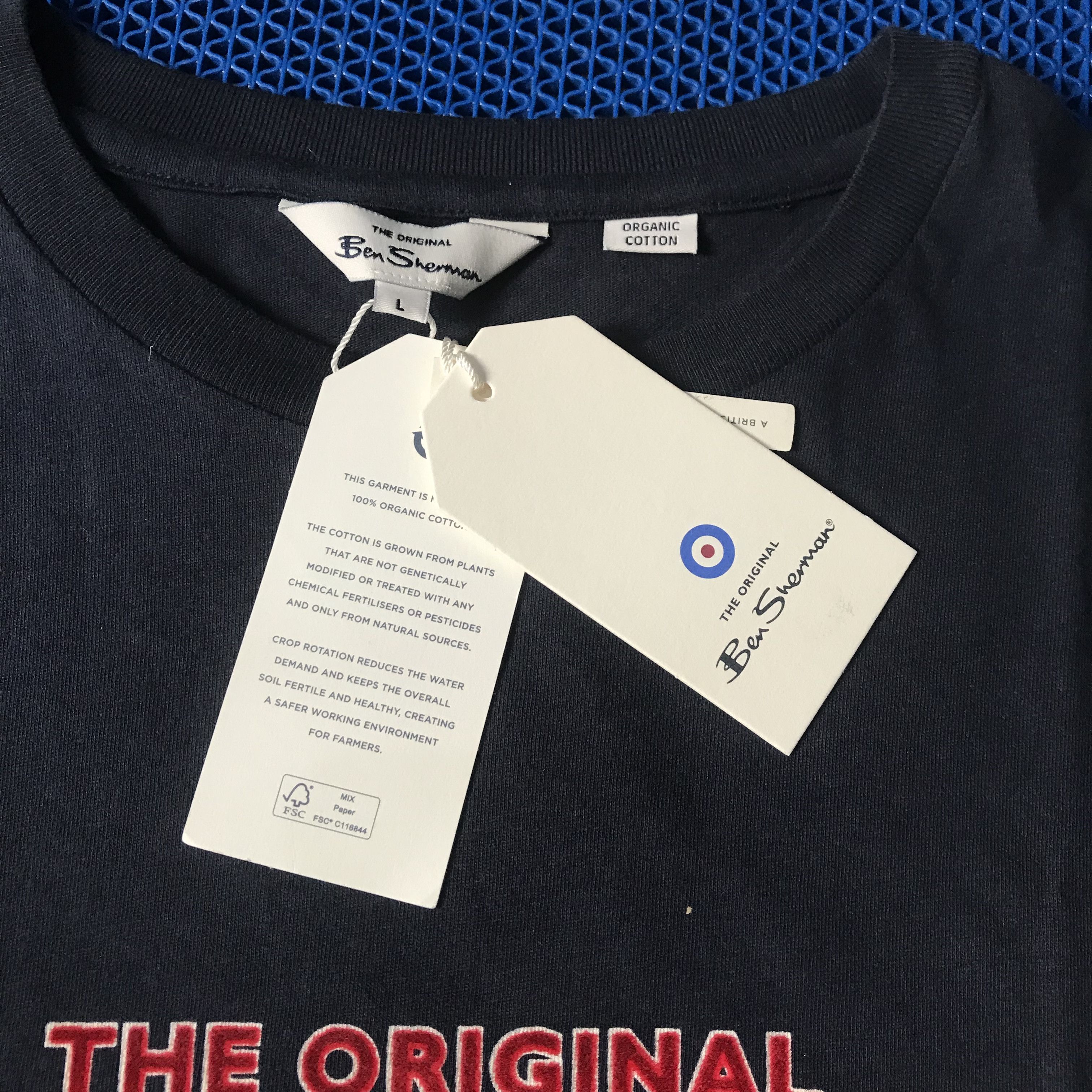 Ben Sherman Ben Sherman Ben Sherman Signature Logo Print T-Shirt Navy Size US L / EU 52-54 / 3 - 11 Thumbnail