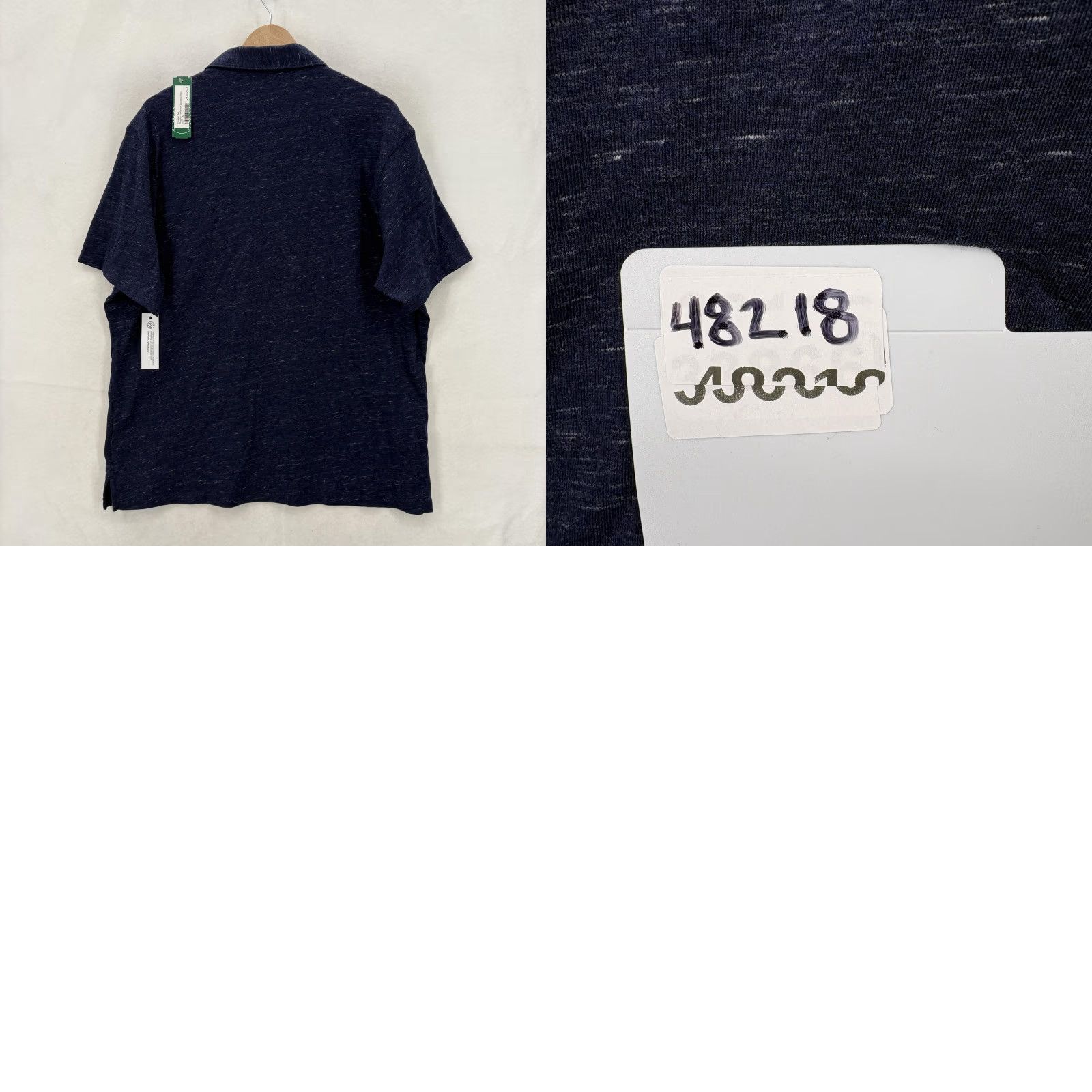 Vintage Hawker Rye Karson Spacedye Polo Shirt Mens XL Navy Blue Regular Fit Polo Shirt Navy XL Mens Size US XL / EU 56 / 4 - 9 Thumbnail