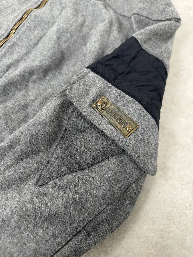 Gianfranco Ferre 2000s Gianfranco Ferré Grey Wool Zip-up Jacket Size US M / EU 48-50 / 2 - 7 Thumbnail