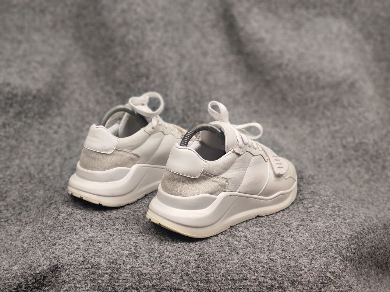 Burberry Burberry Ramsey Trainers Logo White Low-Top Sneakers Size US 7.5 / IT 37.5 - 13 Thumbnail