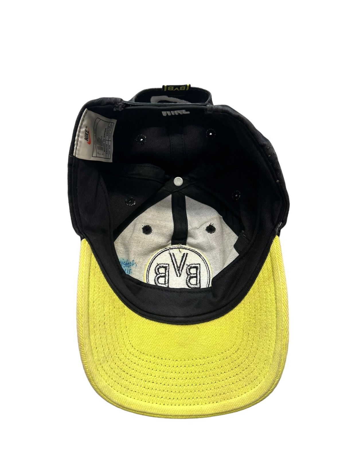 Nike × Vintage VINTAGE 90's BORUSSIA DORTMUND BVB CAP YELLOW NIKE RARE HAT Size ONE SIZE - 3 Thumbnail
