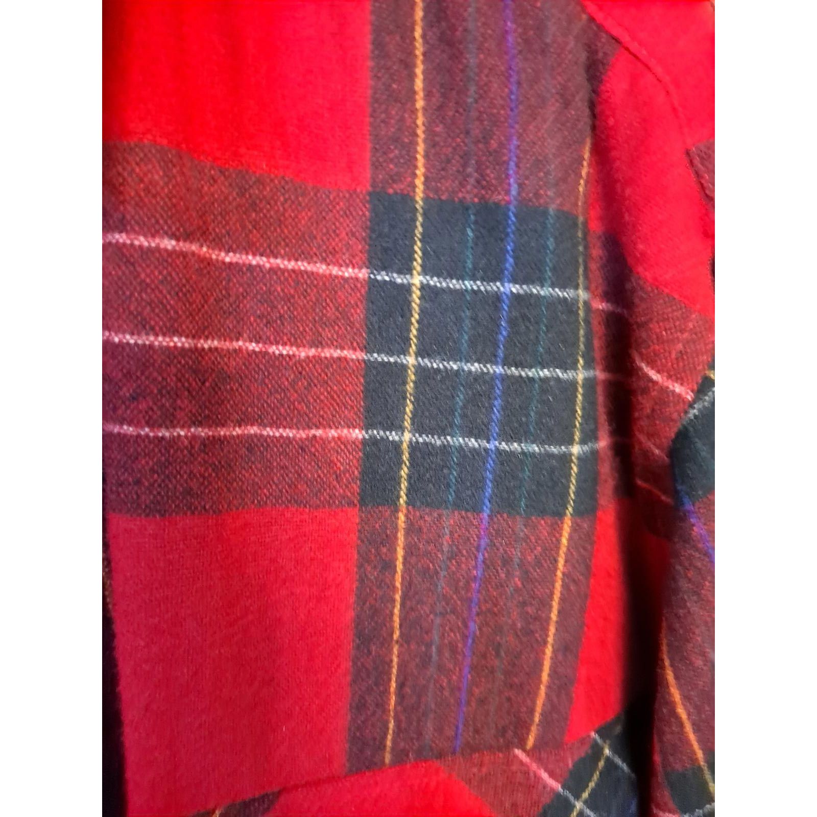 Eddie Bauer Eddie Bauer Red and Black Flannel 100% Wool Size Large Size US L / EU 52-54 / 3 - 2 Thumbnail