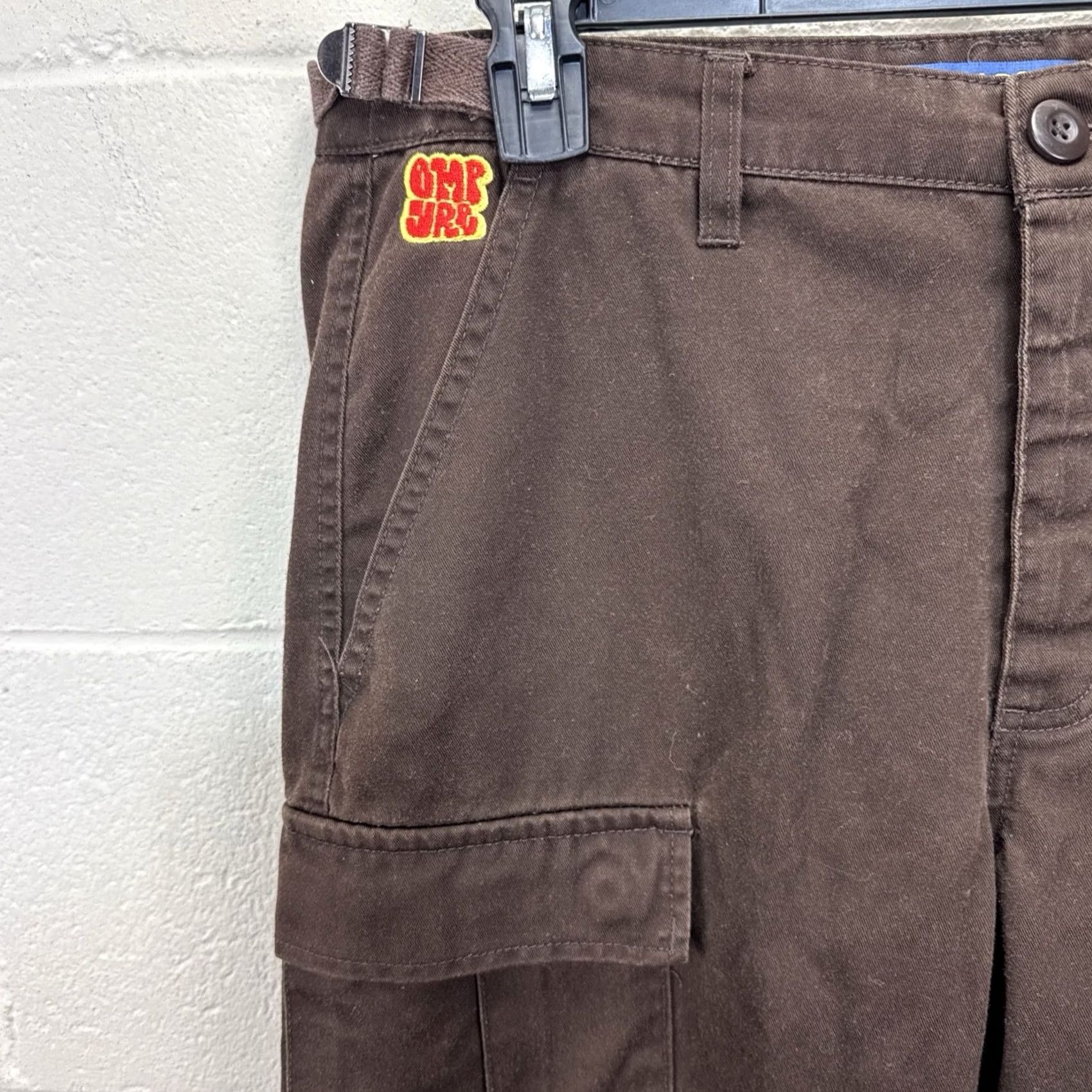 Empyre VINTAGE Empyre Pants Cargo Straight Leg Relaxed Fit Brown 30x29 Adjustable Waist Men’s Baggy Casual Size US 30 / EU 46 - 2 Thumbnail