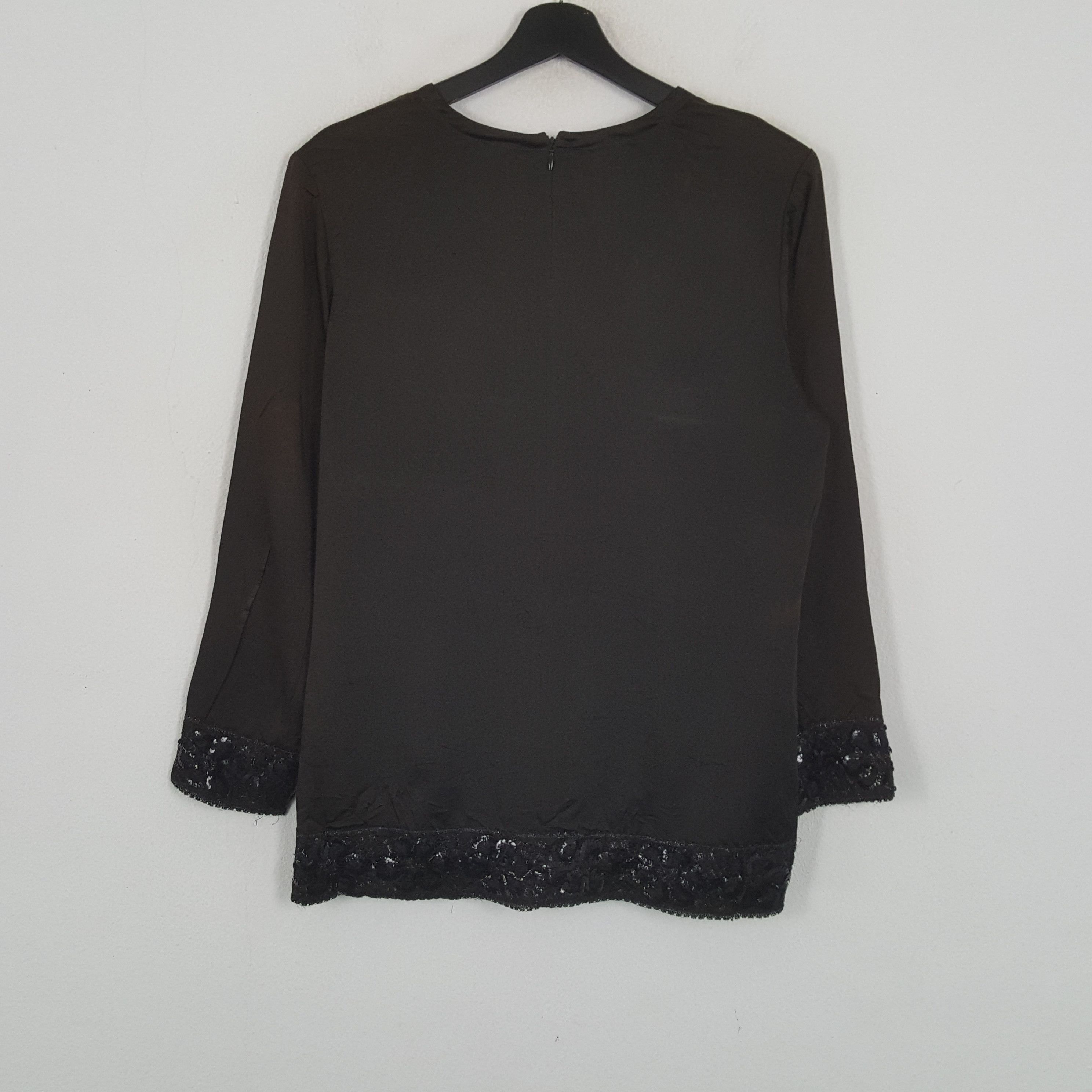 Designer × Givenchy × Vintage GIVENCHY Designer Fashion Style Long Sleeve Tshirt Size M / US 6-8 / IT 42-44 - 3 Thumbnail